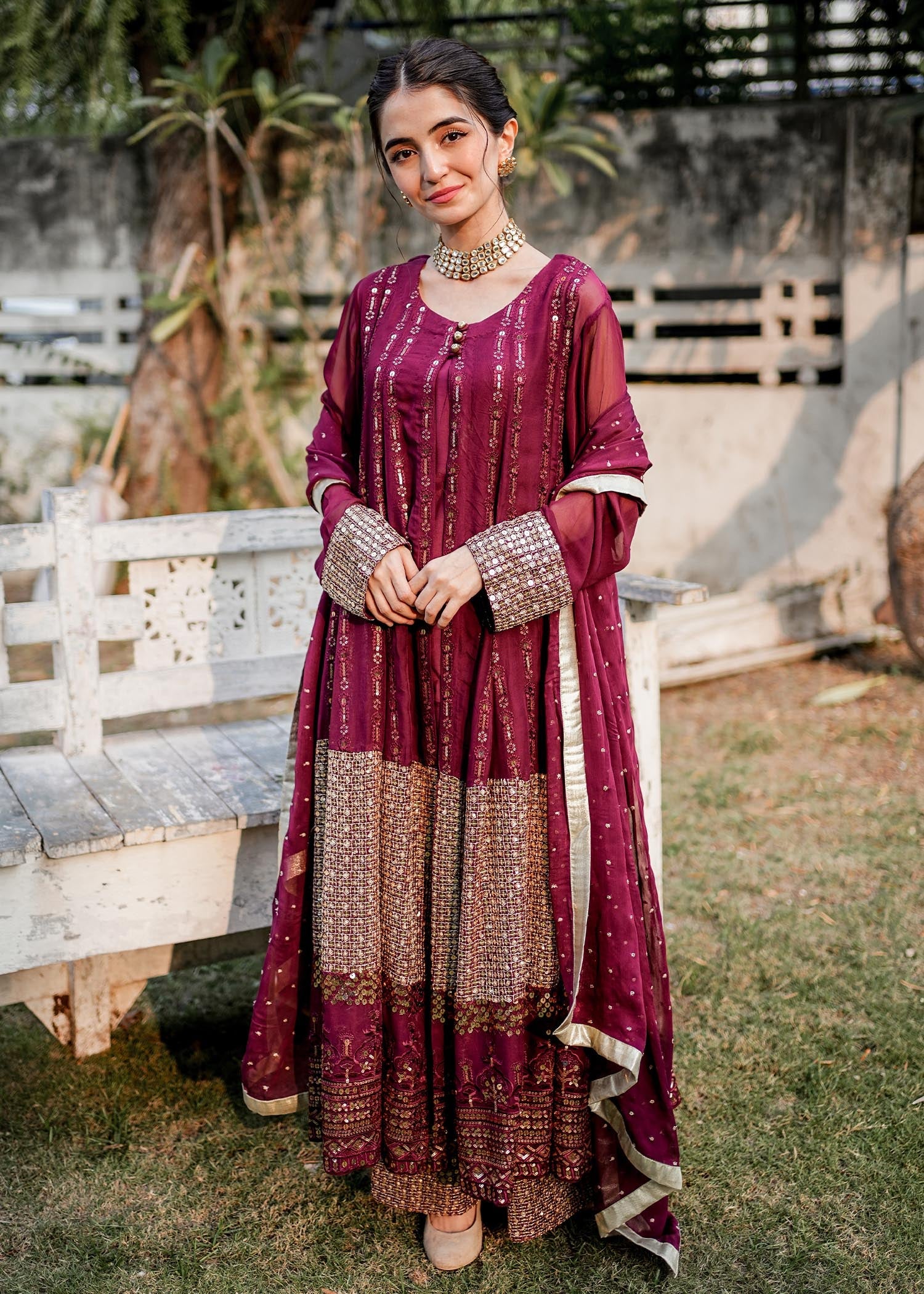 Rang-e-Haya Anchal / Plum