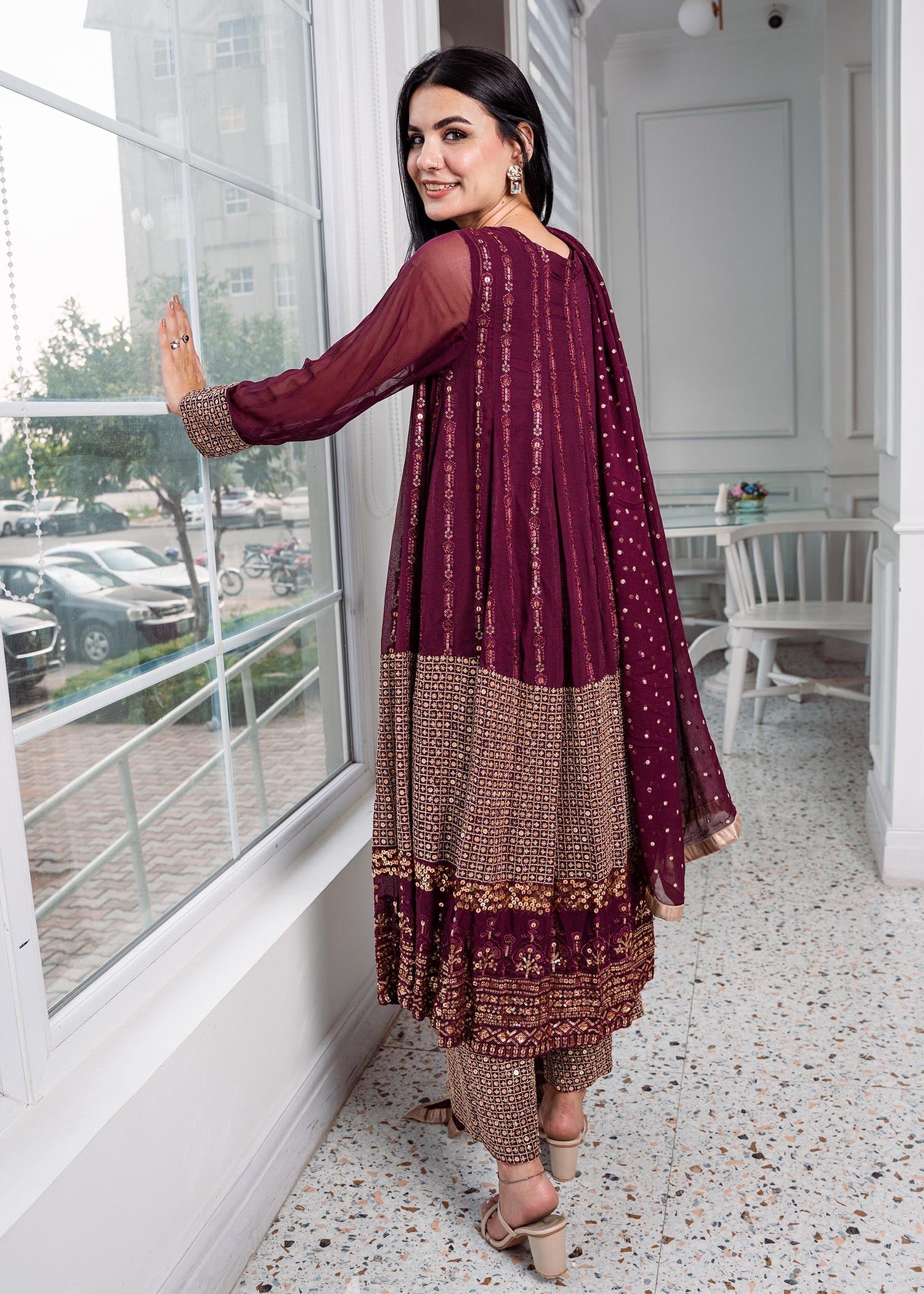 Rang-e-Haya Anchal / Plum