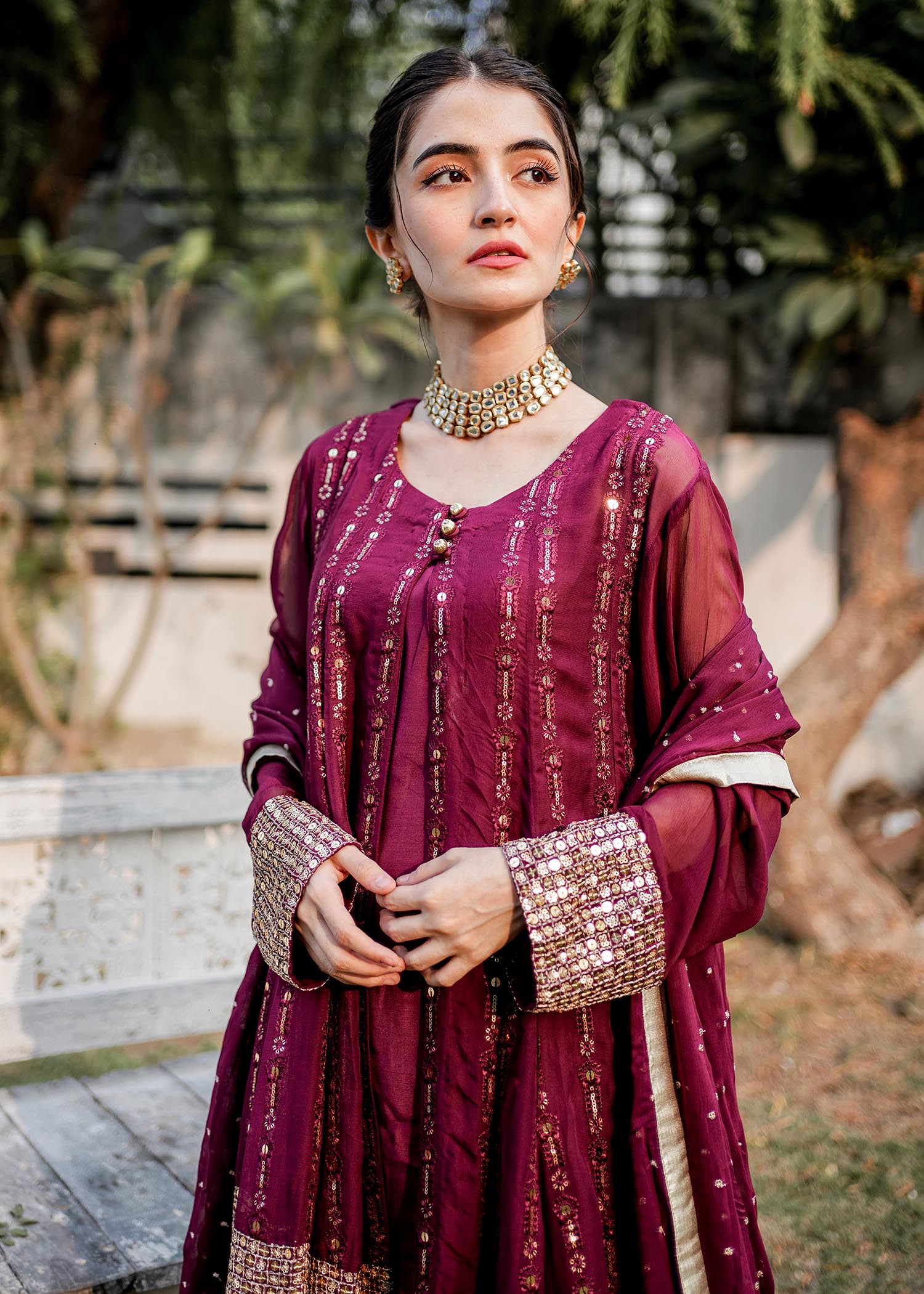 Rang-e-Haya Anchal / Plum