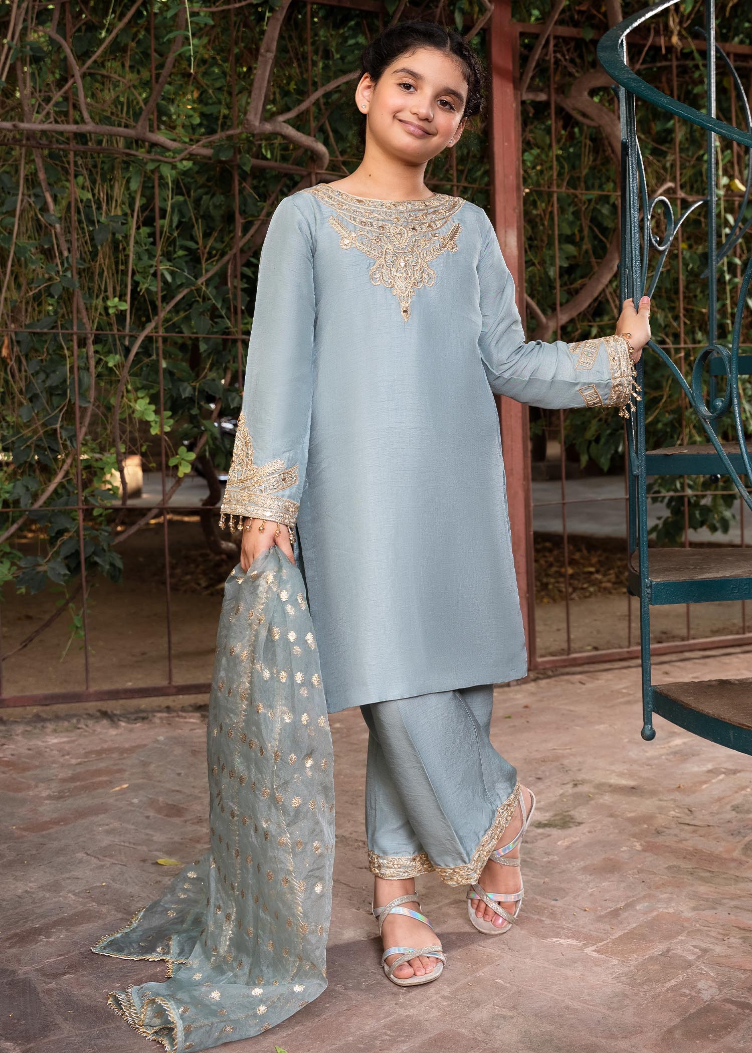 Rang-e-Haya Shireen Iceblue kids