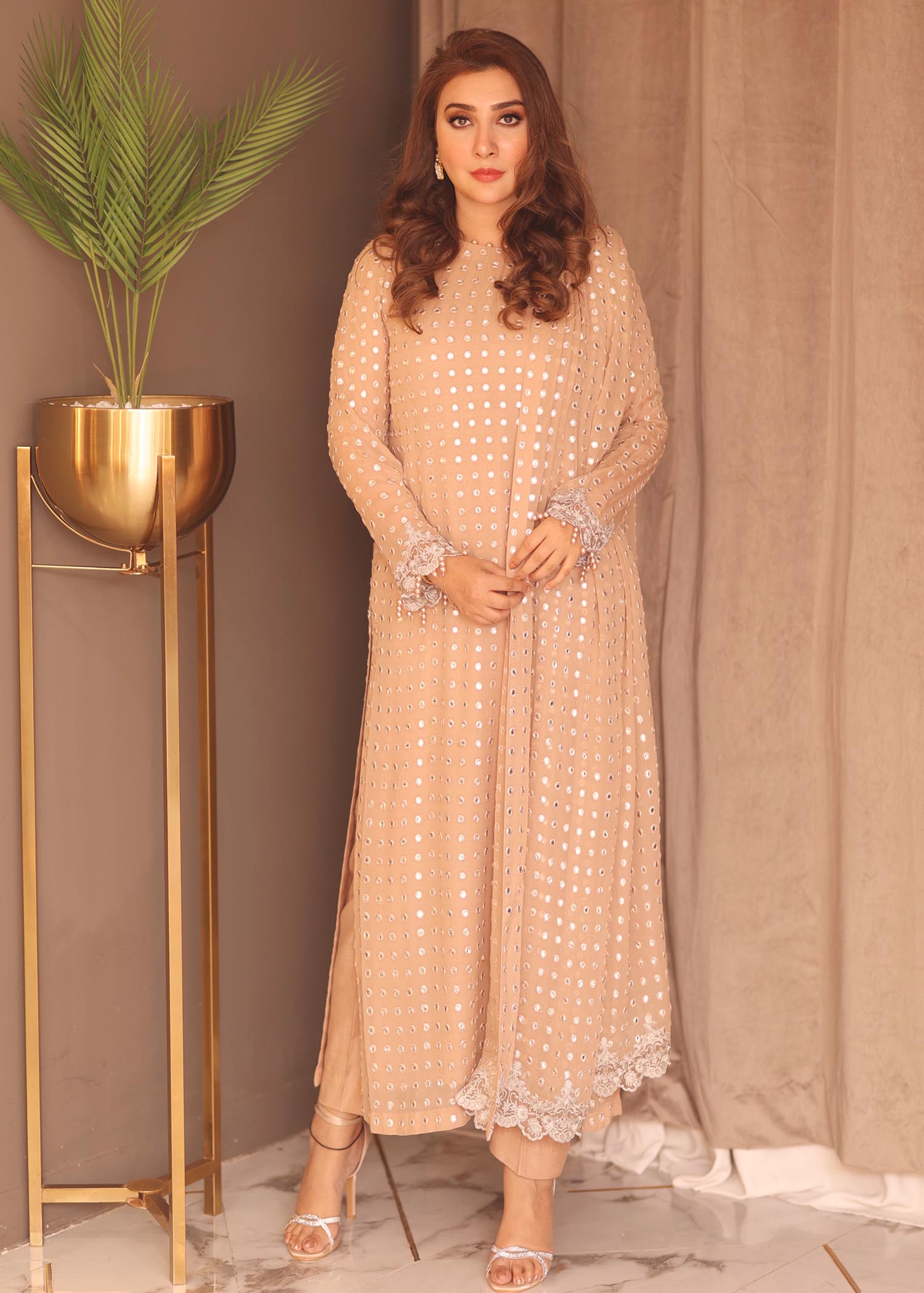 Rang-e-Haya Salina (Clay Beige)