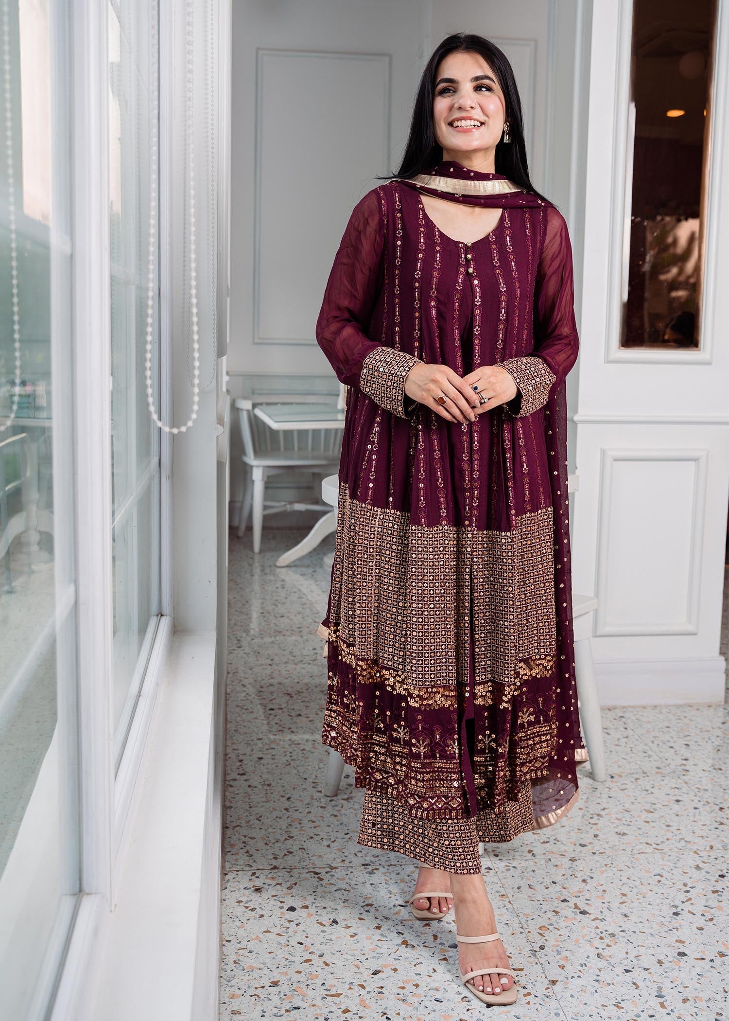 Rang-e-Haya Anchal / Plum