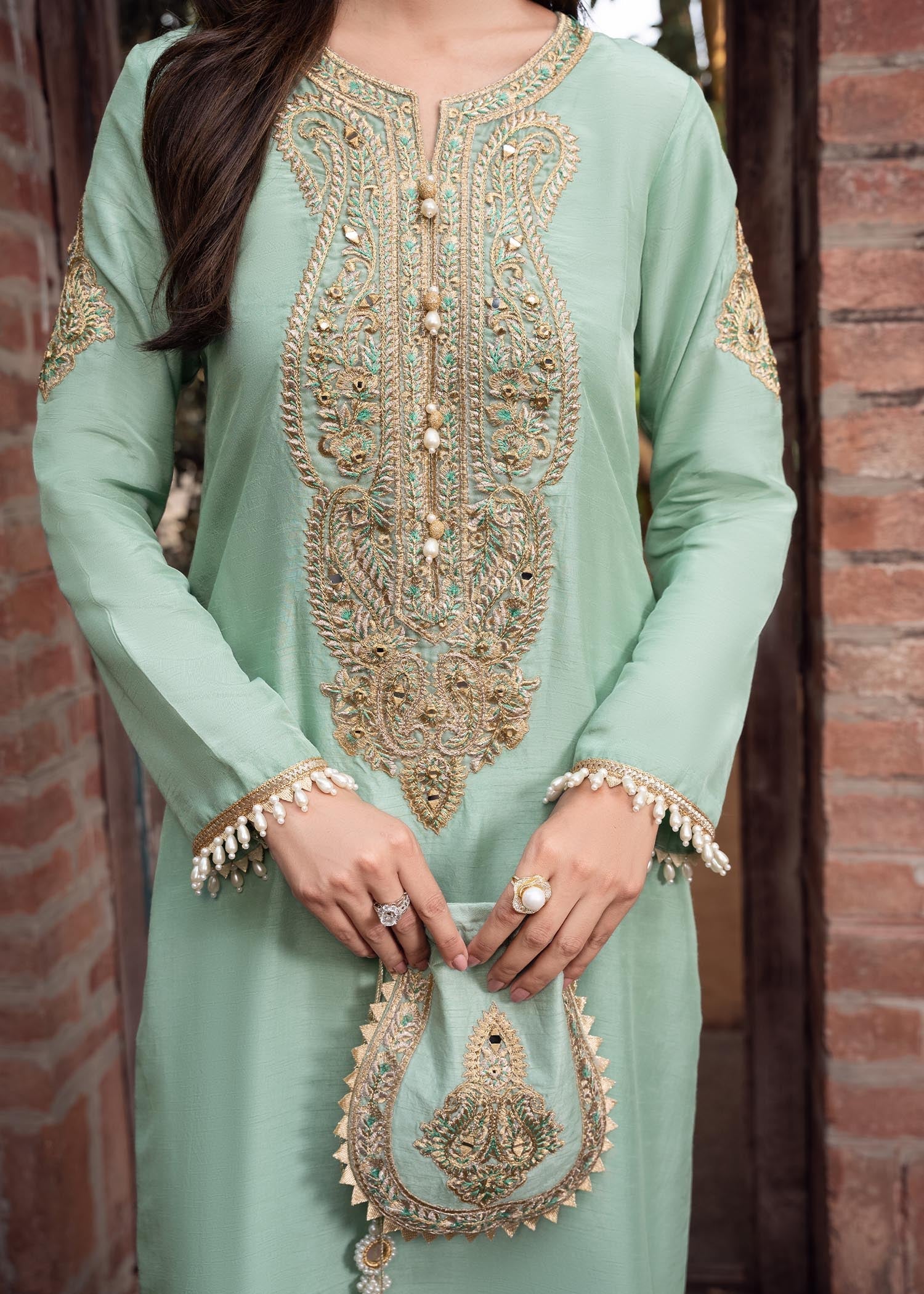 Rang-e-Haya Zareen Mint Green