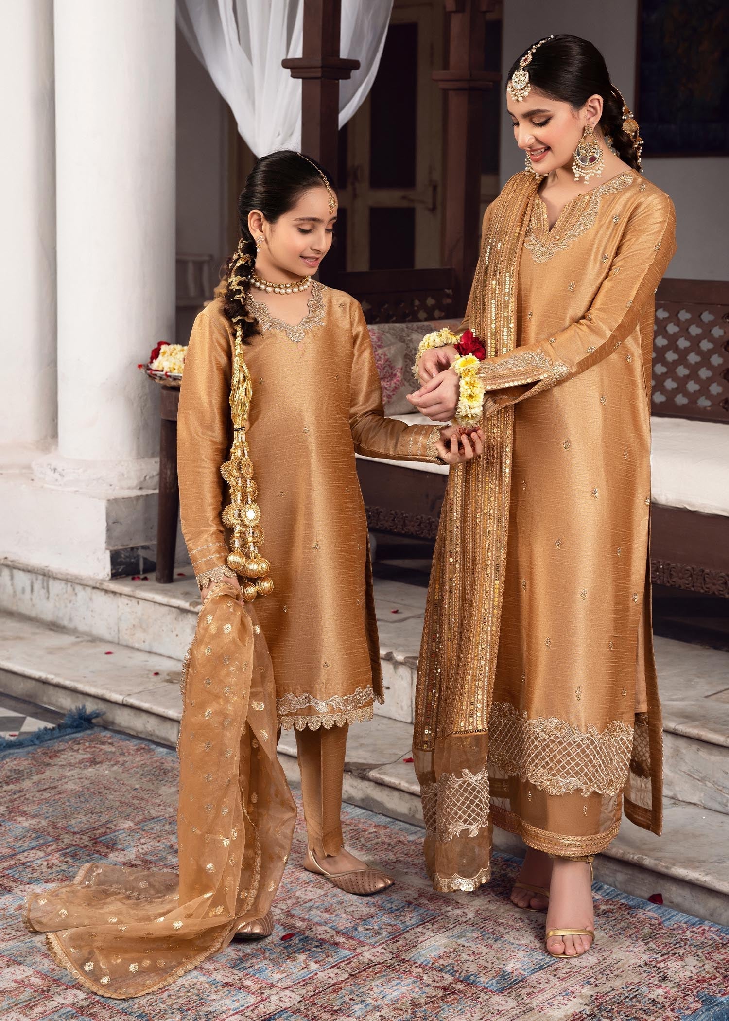 Rang-e-Haya Sandali gold