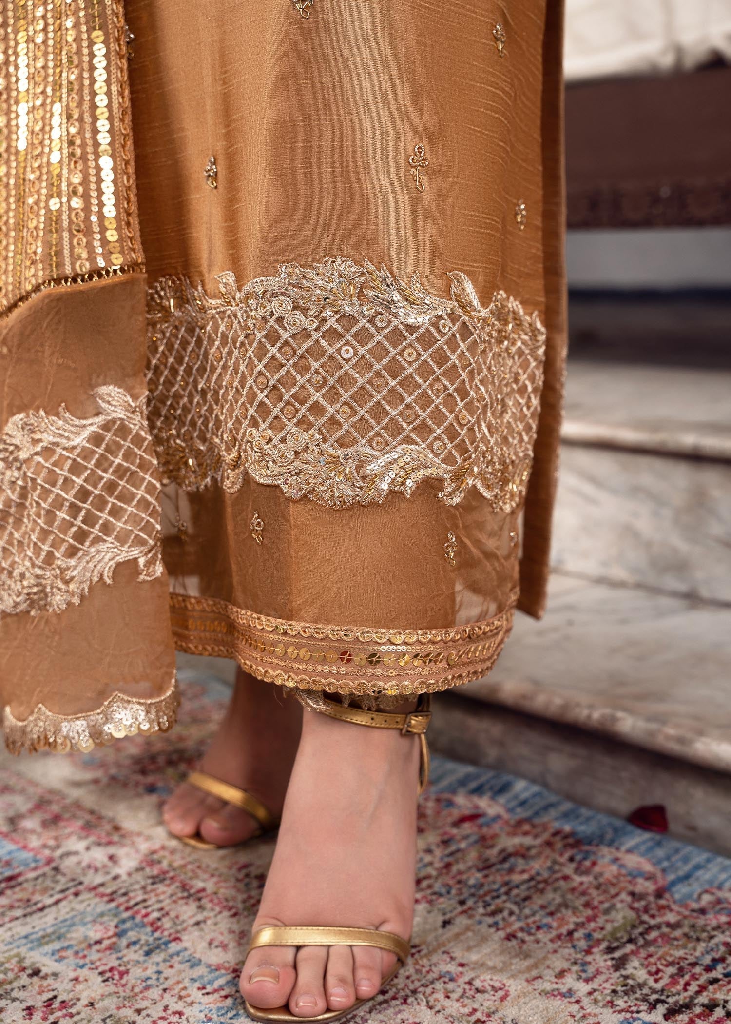 Rang-e-Haya Sandali gold