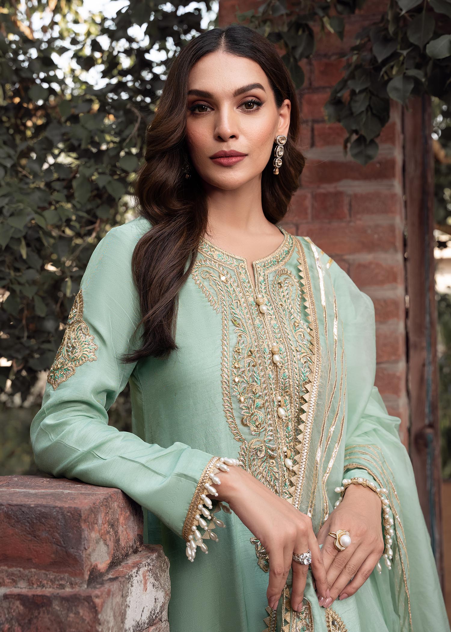 Rang-e-Haya Zareen Mint Green