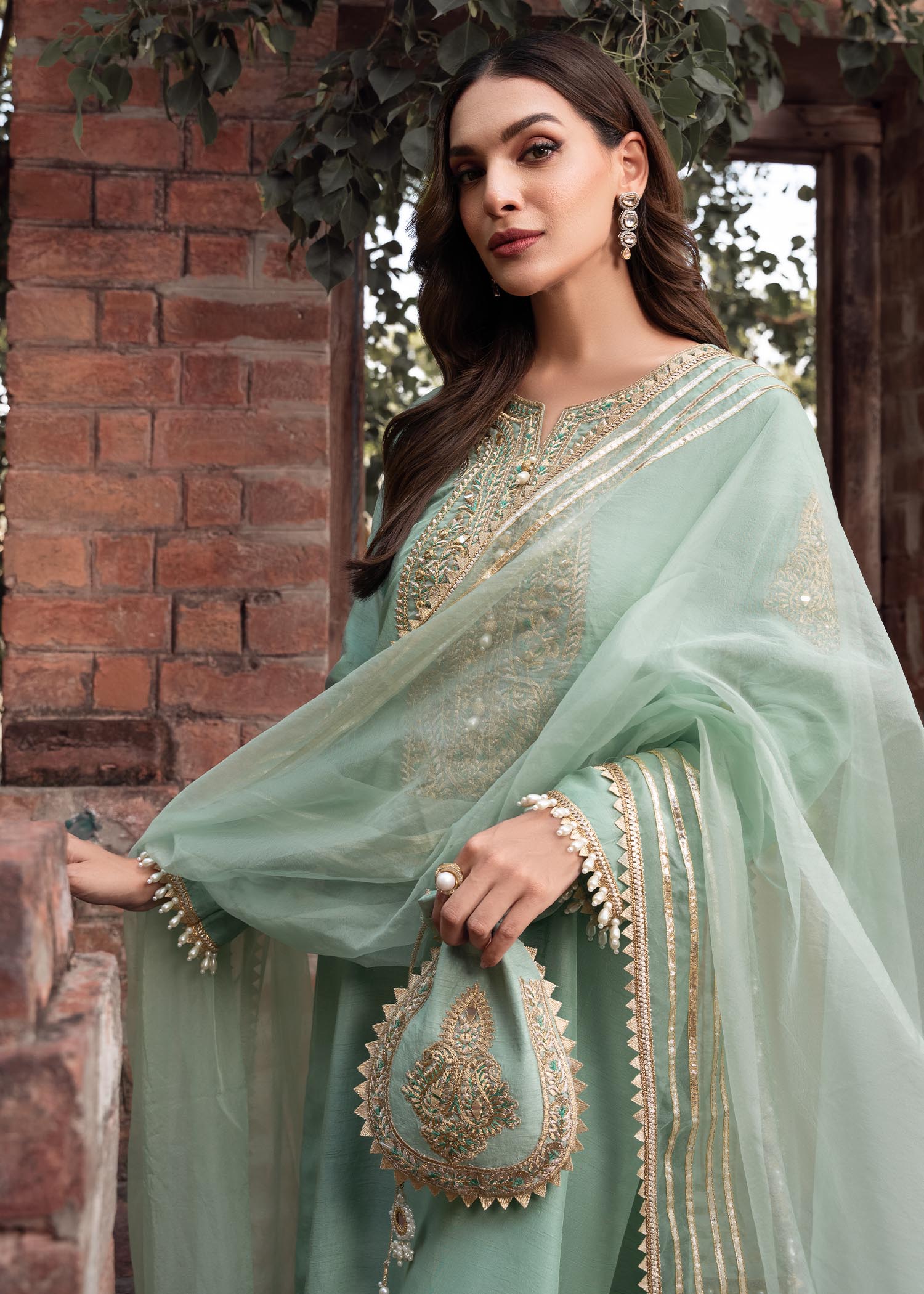 Rang-e-Haya Zareen Mint Green