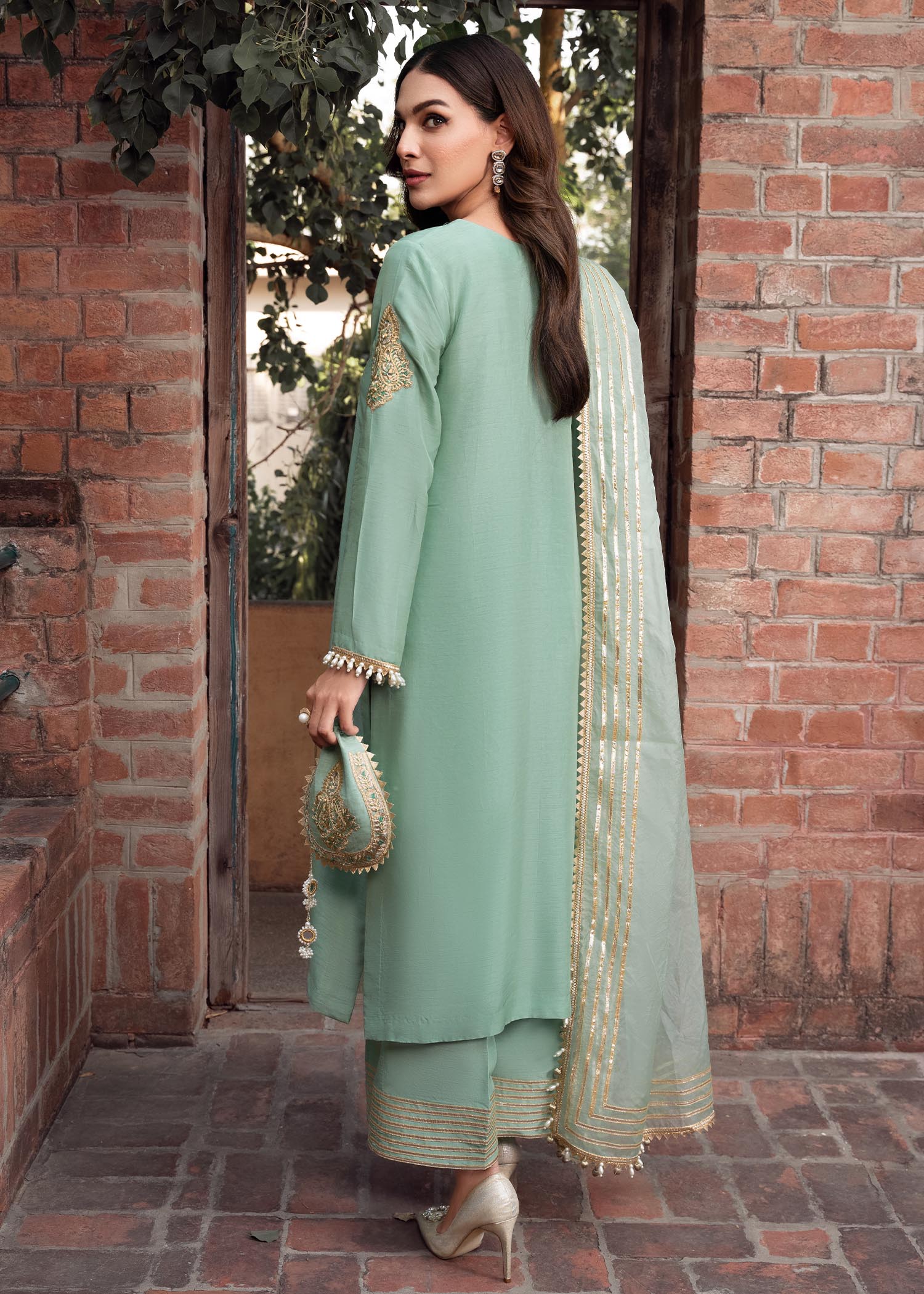 Rang-e-Haya Zareen Mint Green