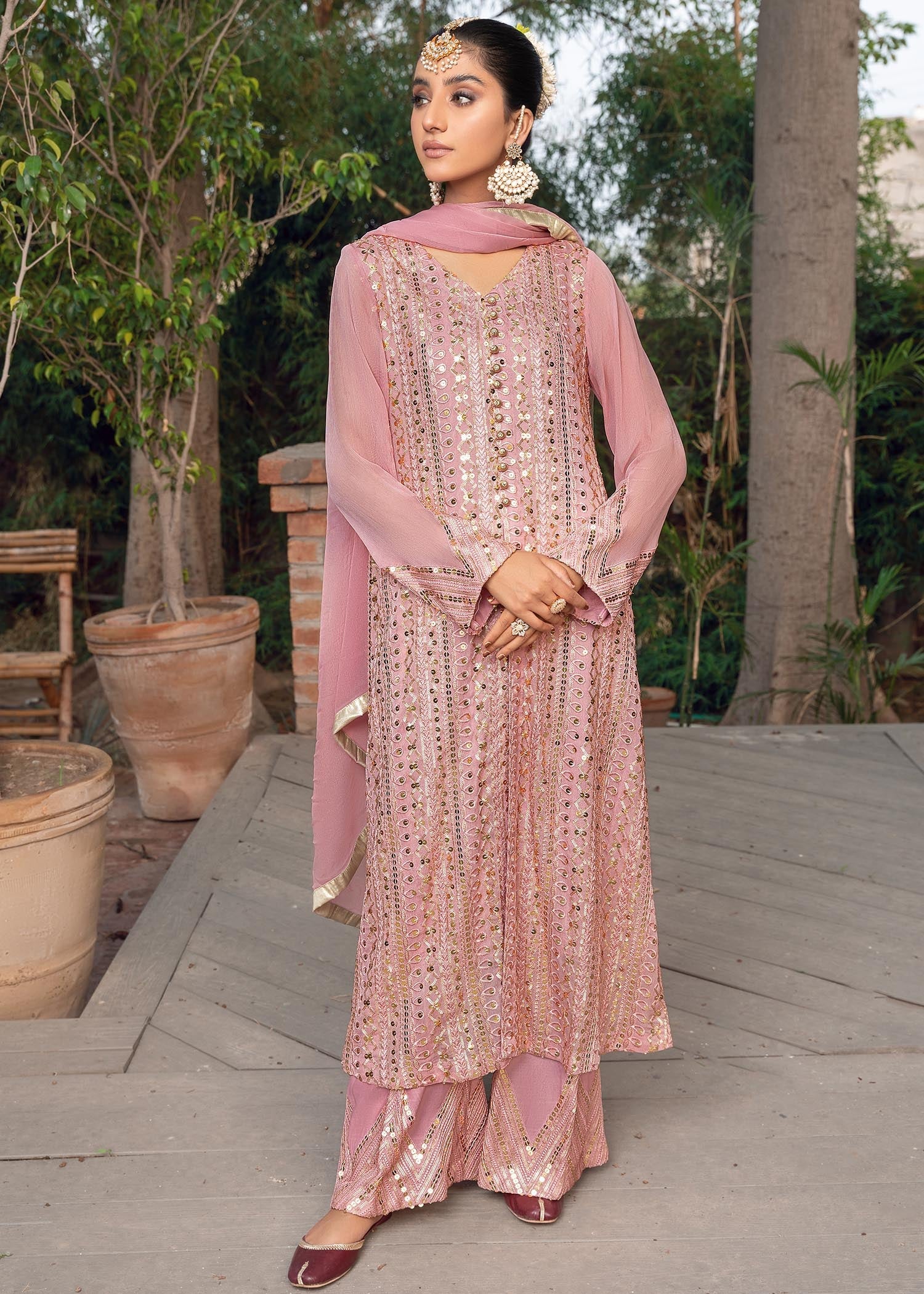Rang-e-Haya Ufaq Hot Pink