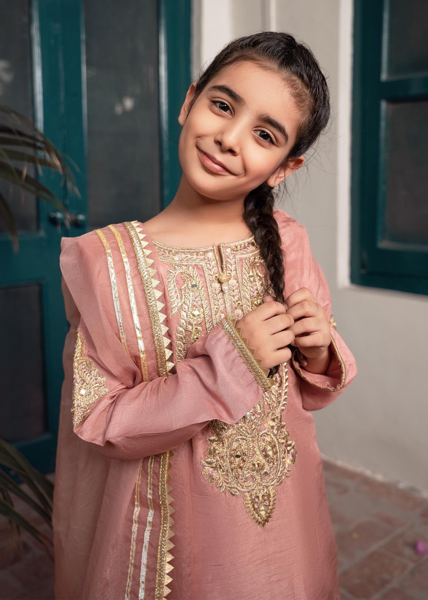 Rang-e-Haya Zareen Peach Kids