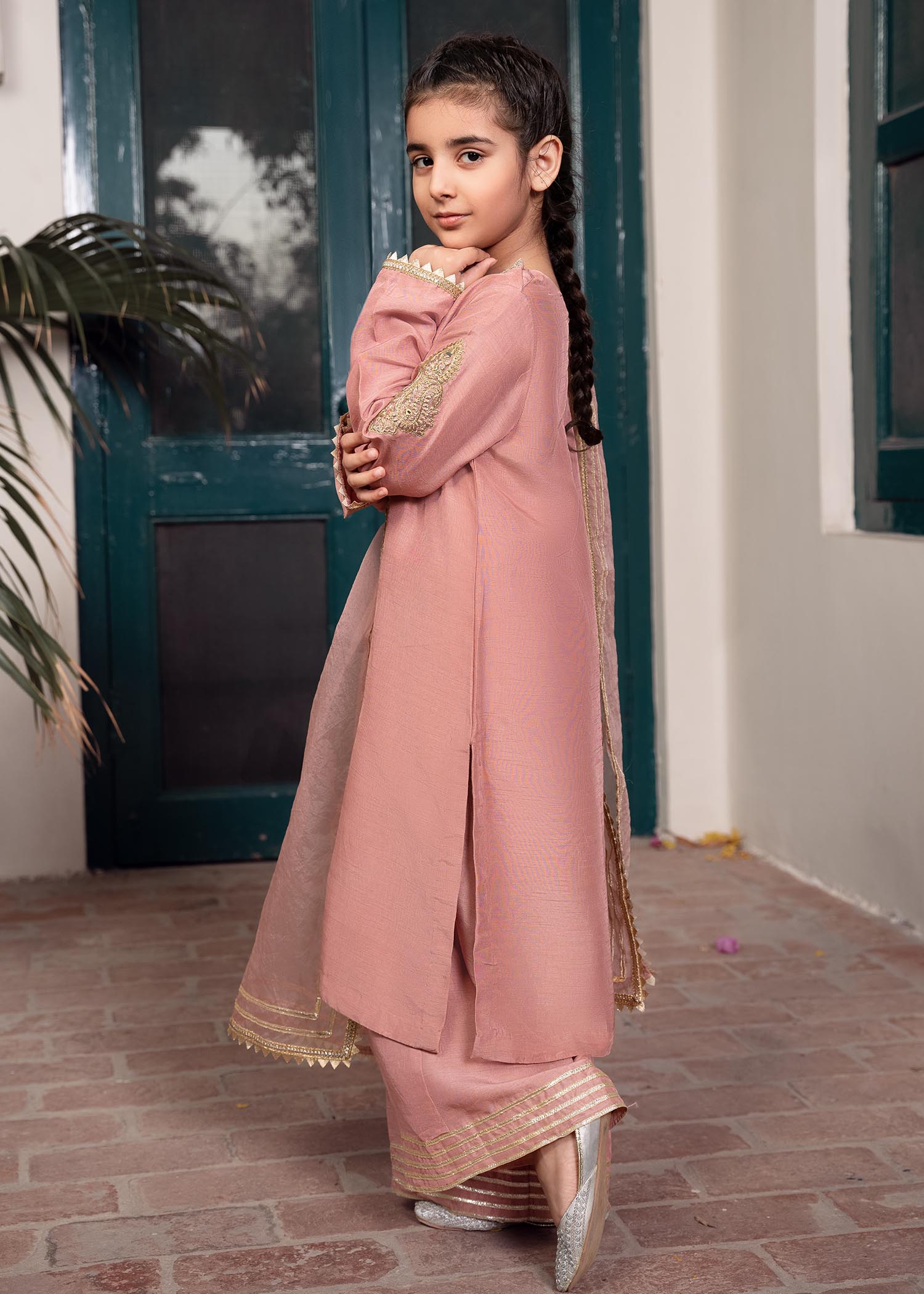 Rang-e-Haya Zareen Peach Kids
