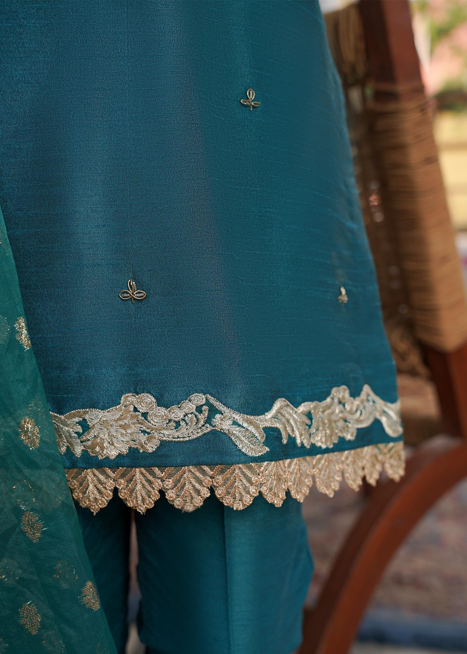 Rang-e-Haya Sandali teal blue kids