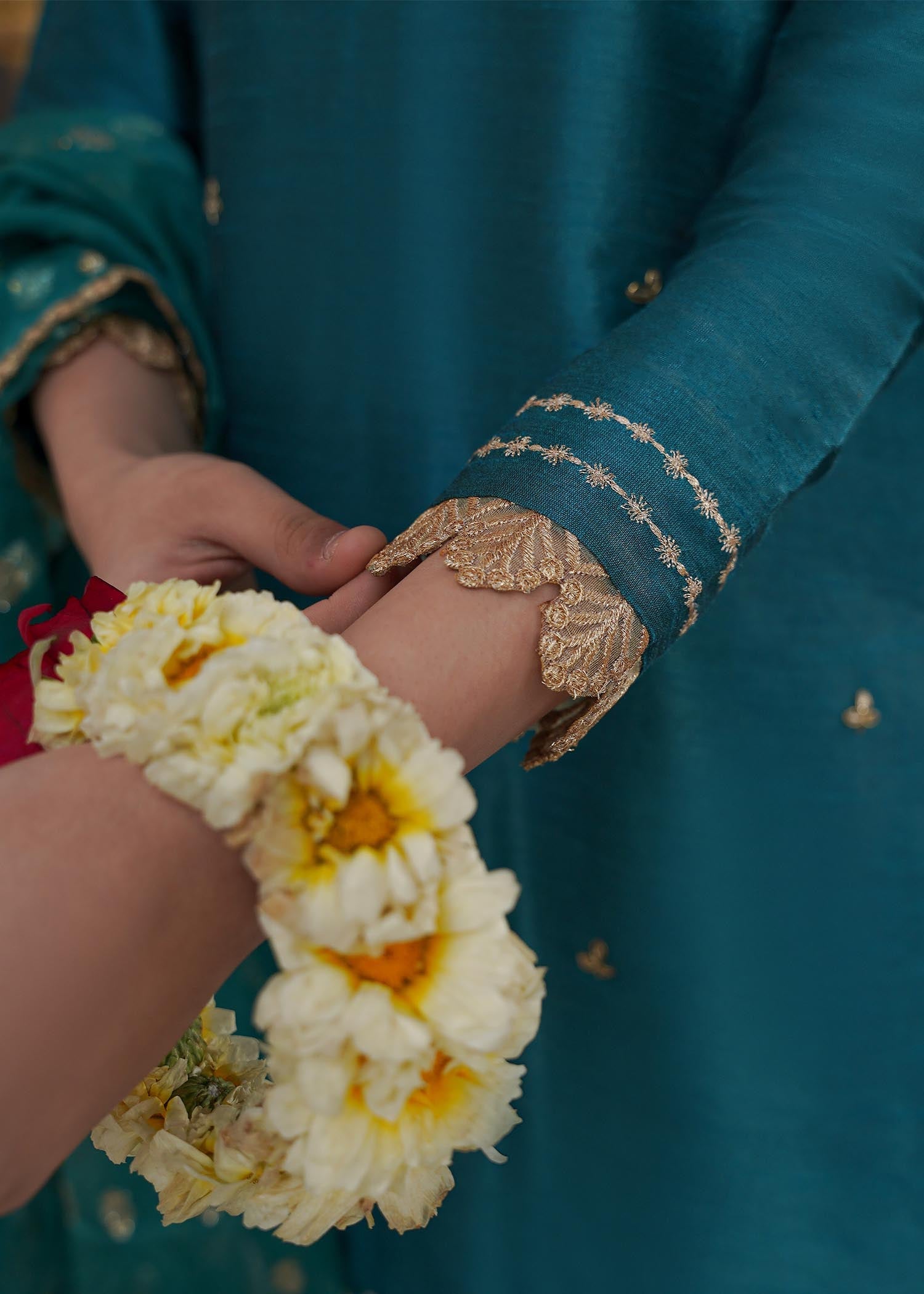 Rang-e-Haya Sandali teal blue kids