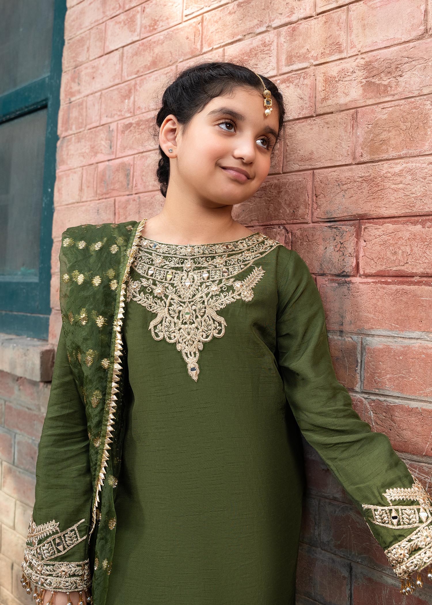 Rang-e-Haya Shireen Green Kids