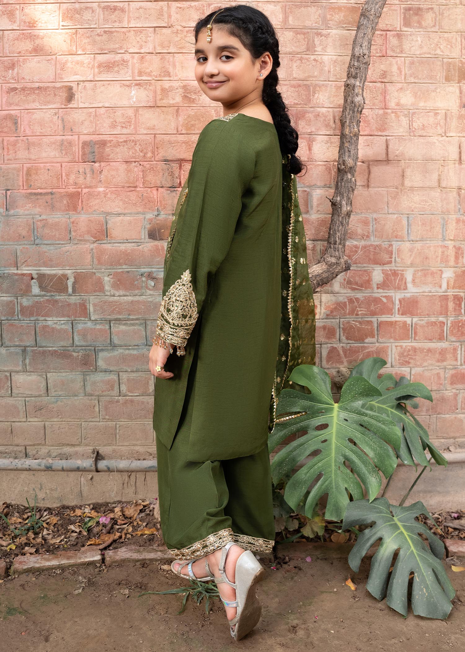 Rang-e-Haya Shireen Green Kids