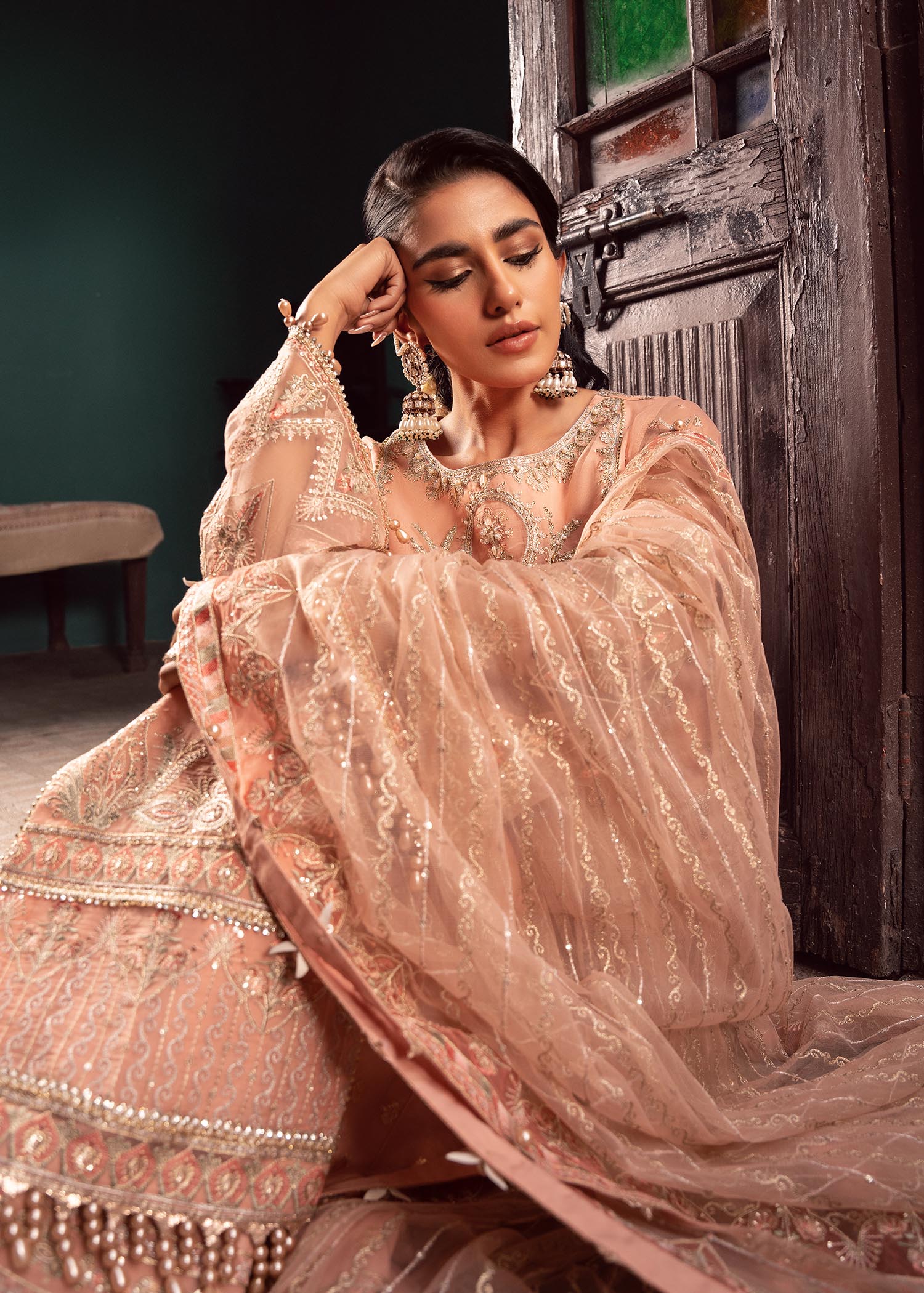 Rang-e-Haya Sajni-Peach
