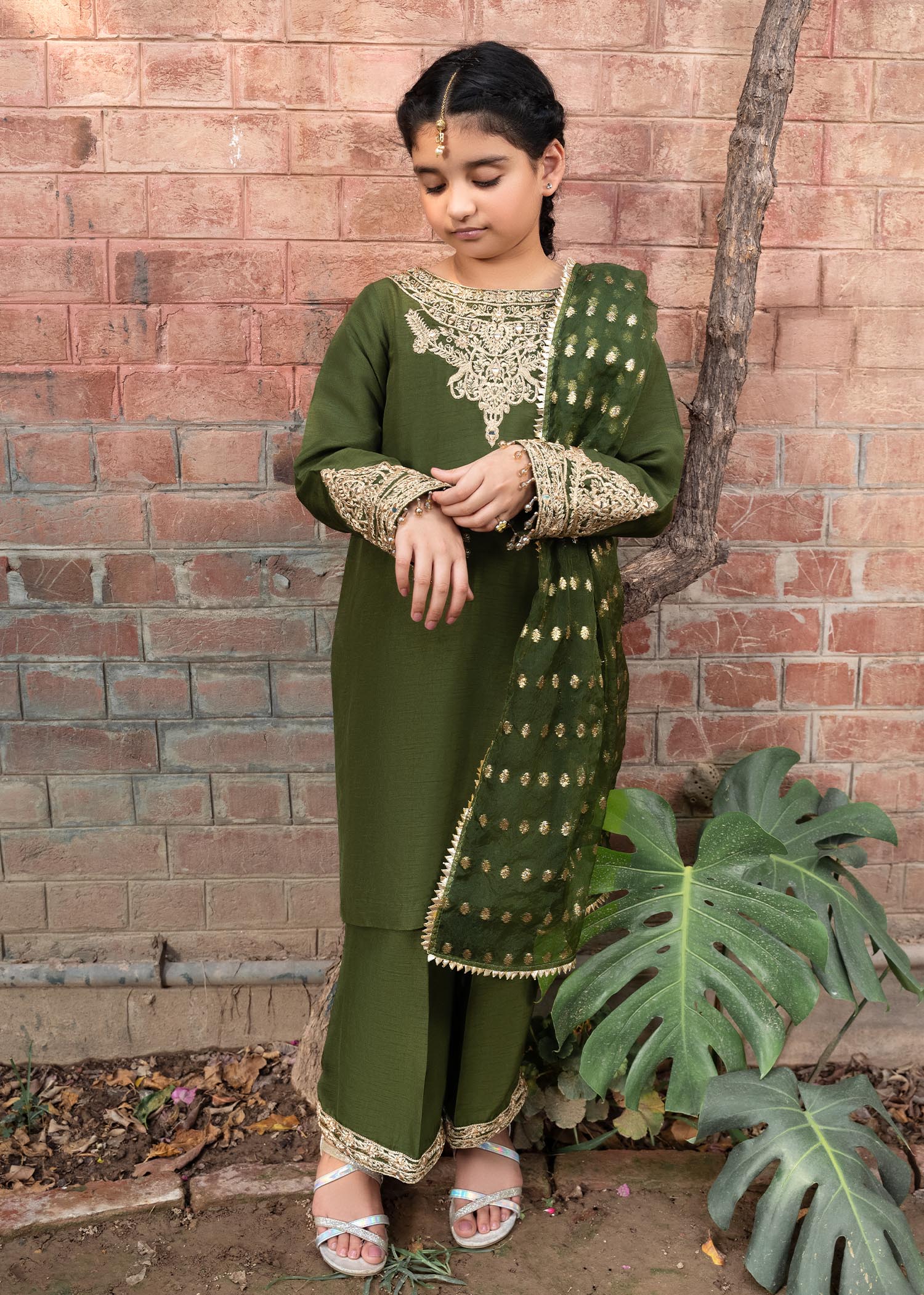 Rang-e-Haya Shireen Green Kids
