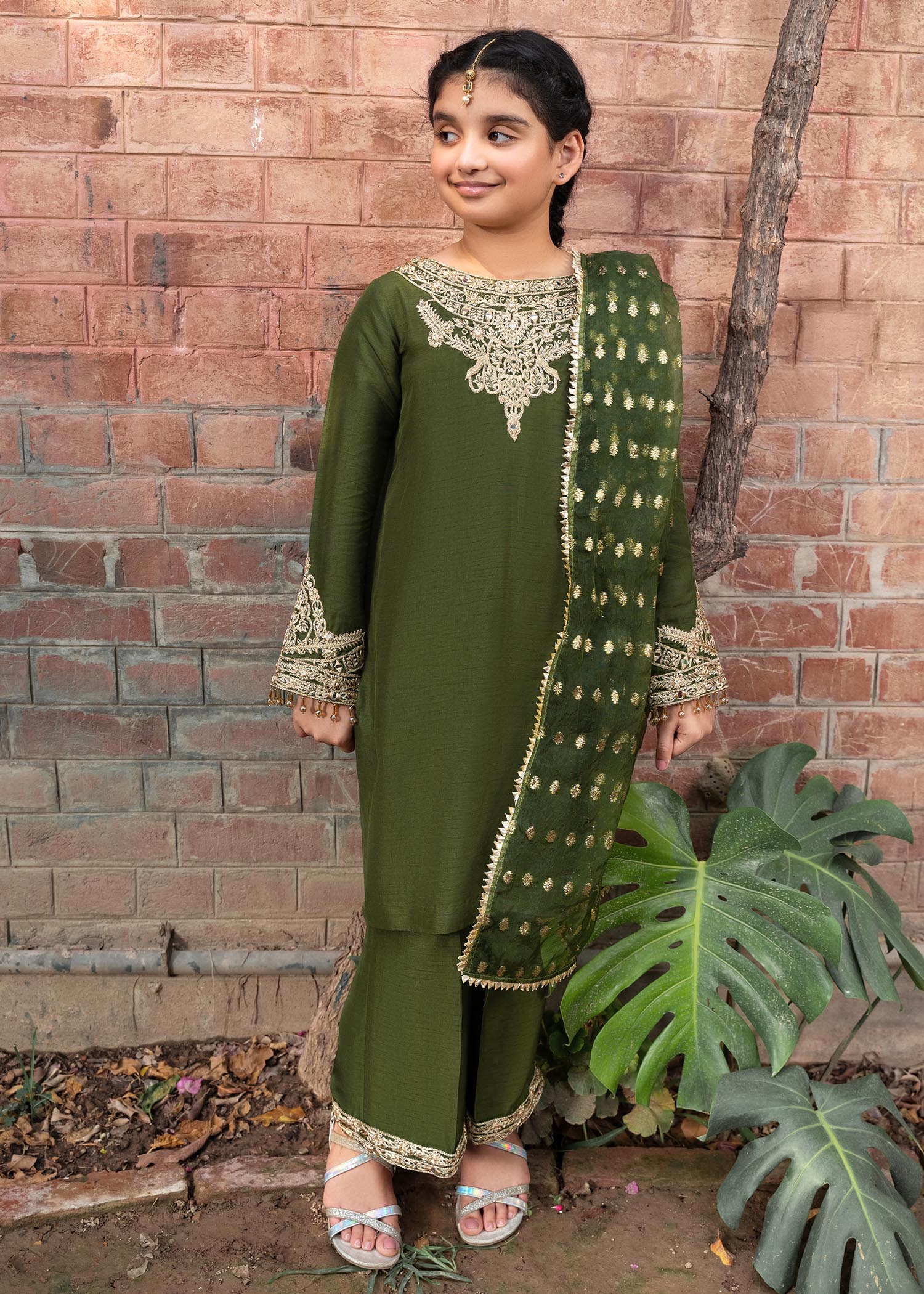 Rang-e-Haya Shireen Green Kids