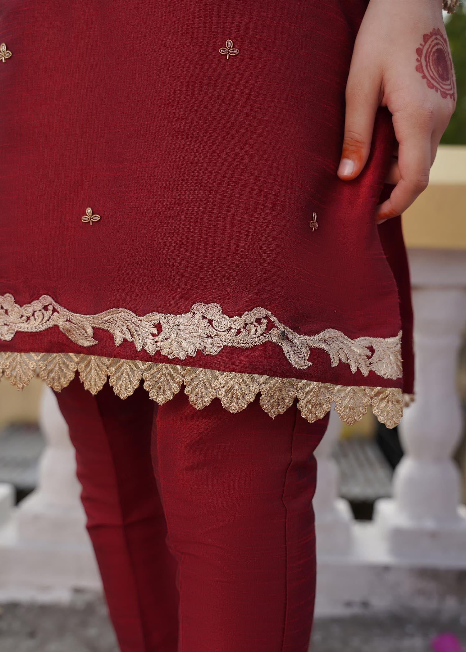 Rang-e-Haya Sandali Red kids