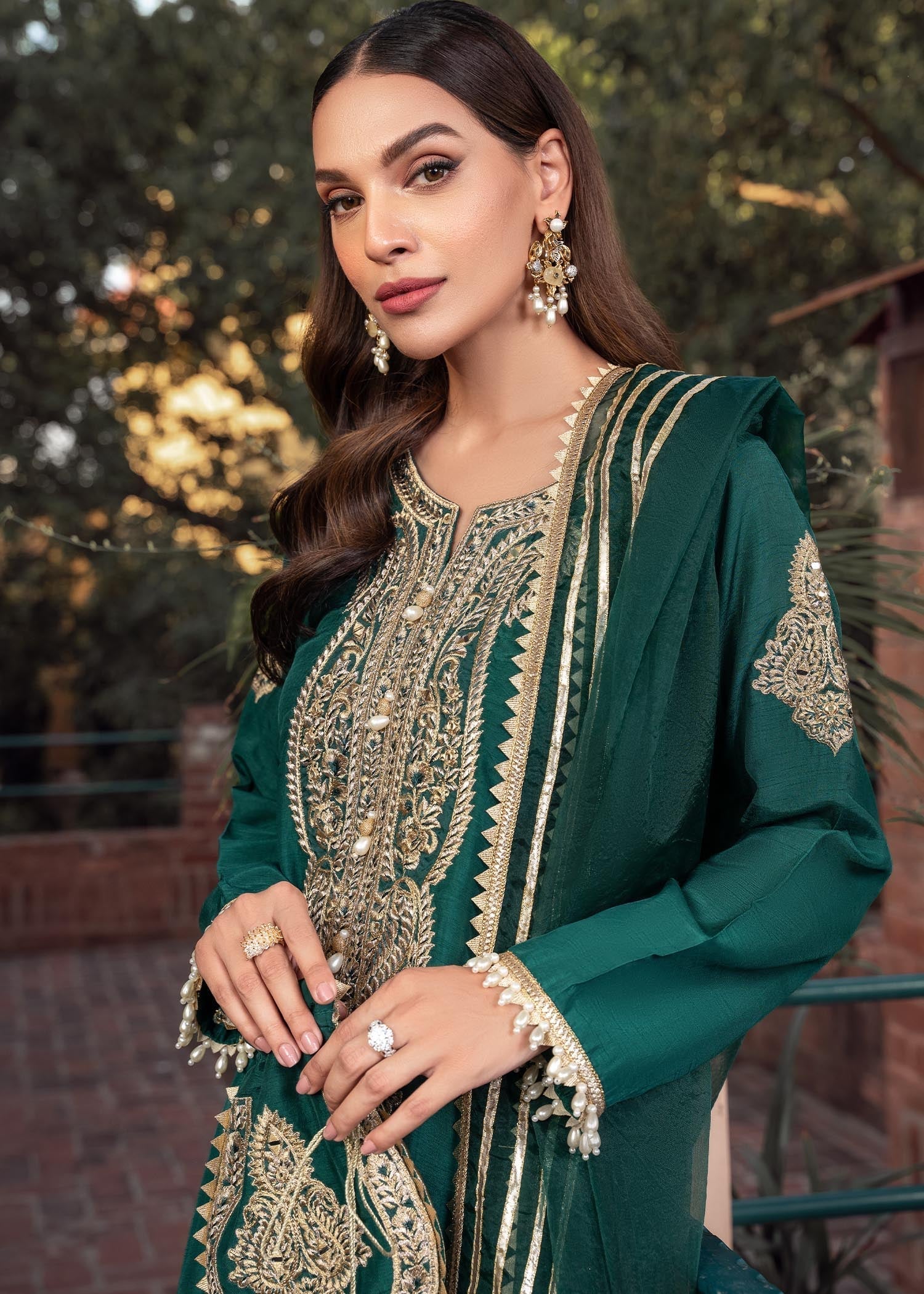 Rang-e-Haya Zareen Deep Green