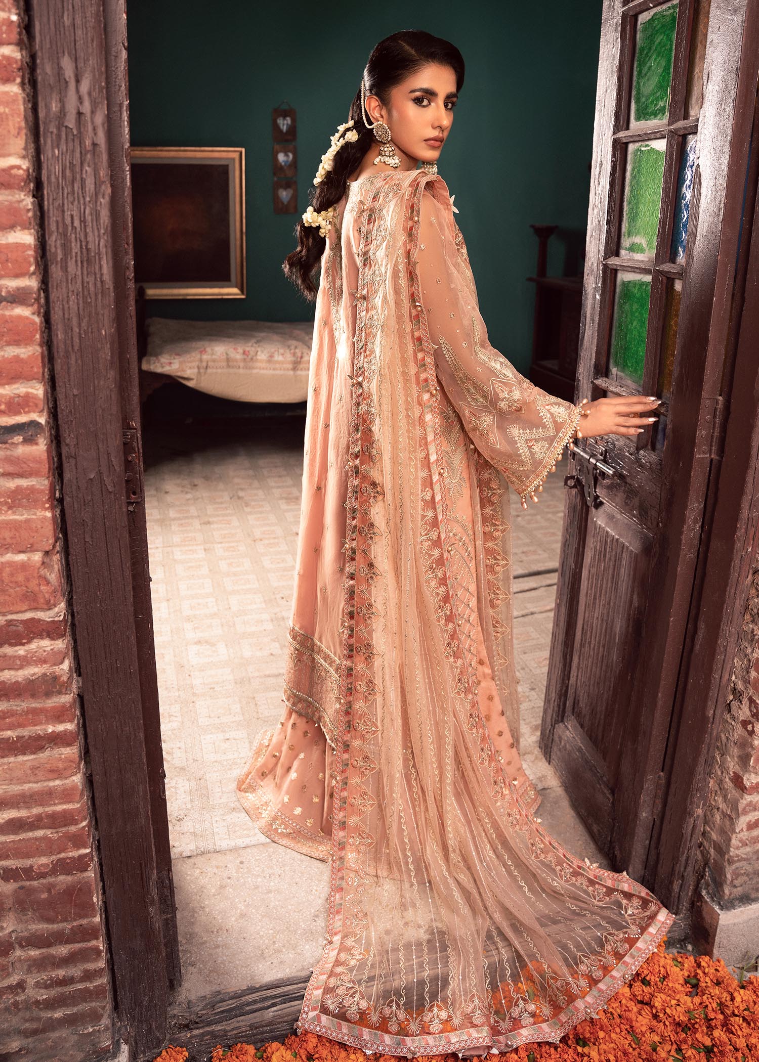 Rang-e-Haya Sajni-Peach