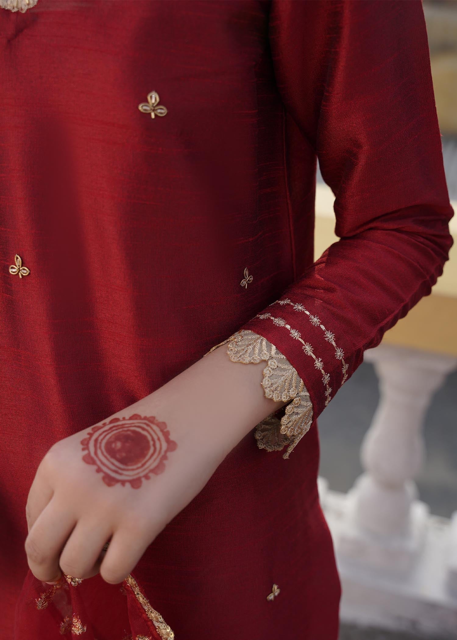Rang-e-Haya Sandali Red kids