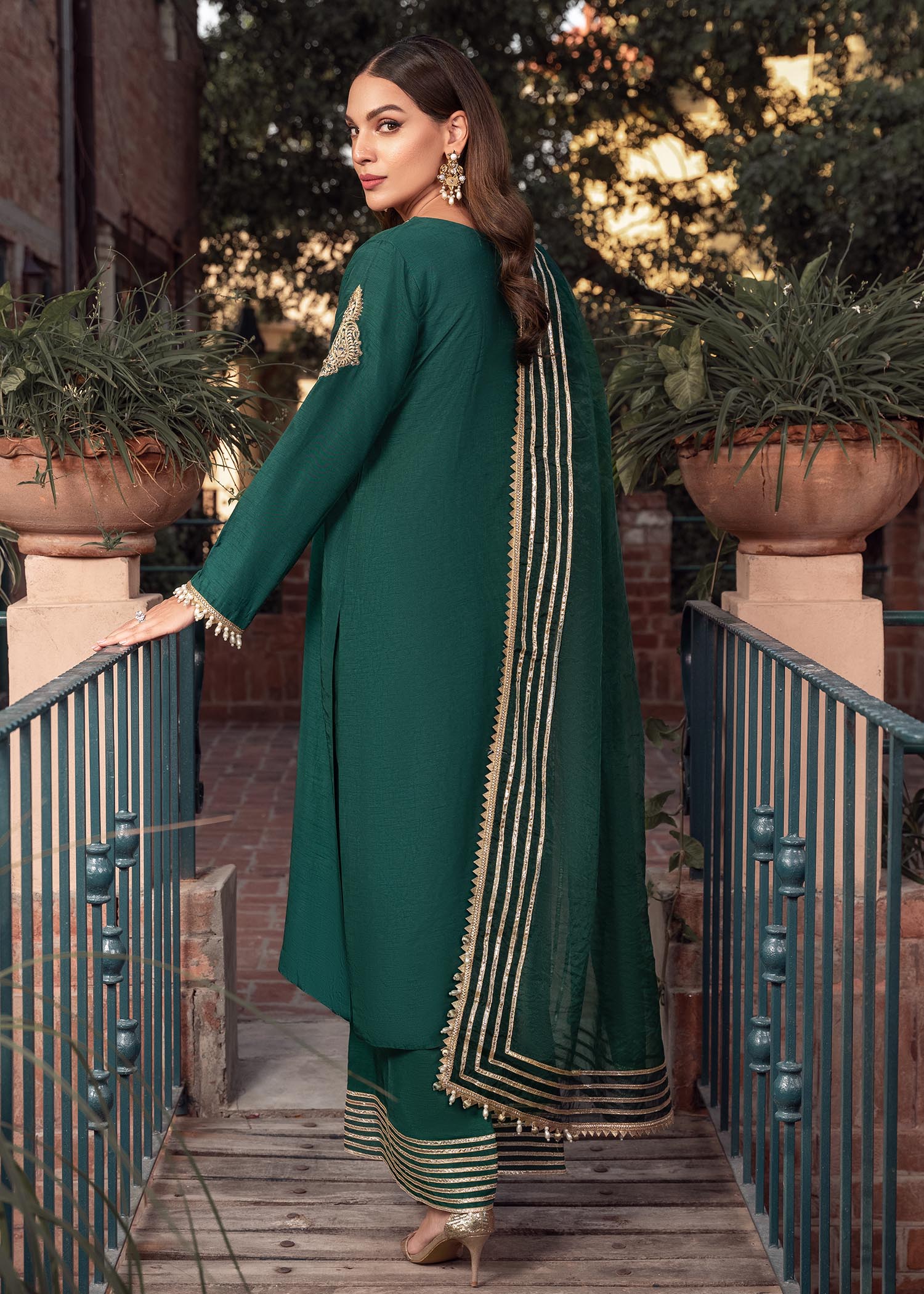 Rang-e-Haya Zareen Deep Green