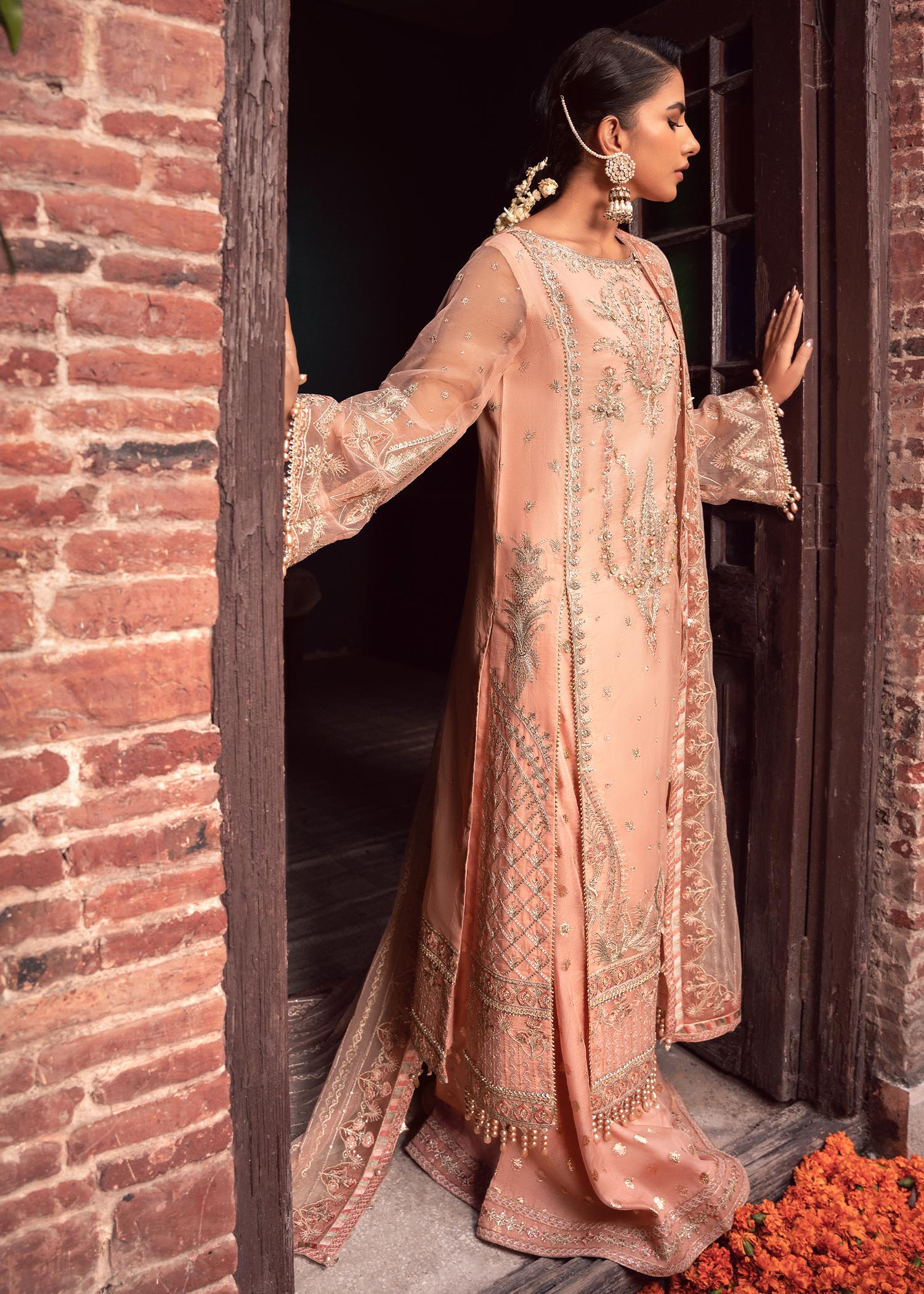 Rang-e-Haya Sajni-Peach