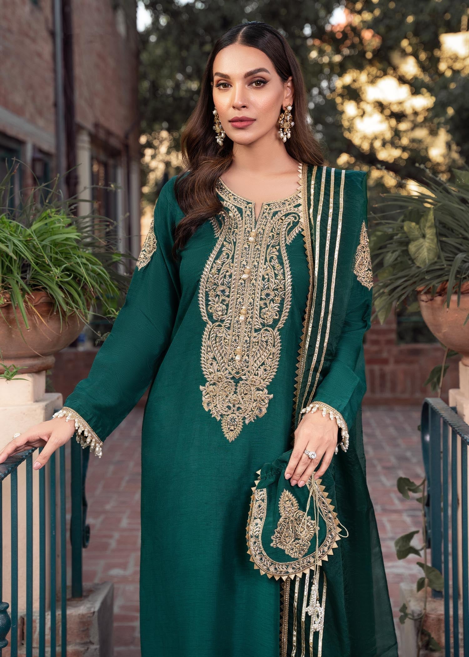 Rang-e-Haya Zareen Deep Green