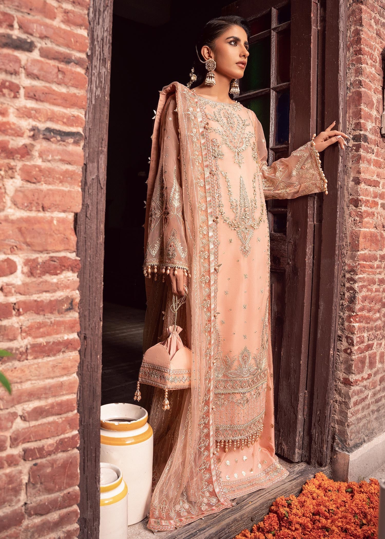 Rang-e-Haya Sajni-Peach