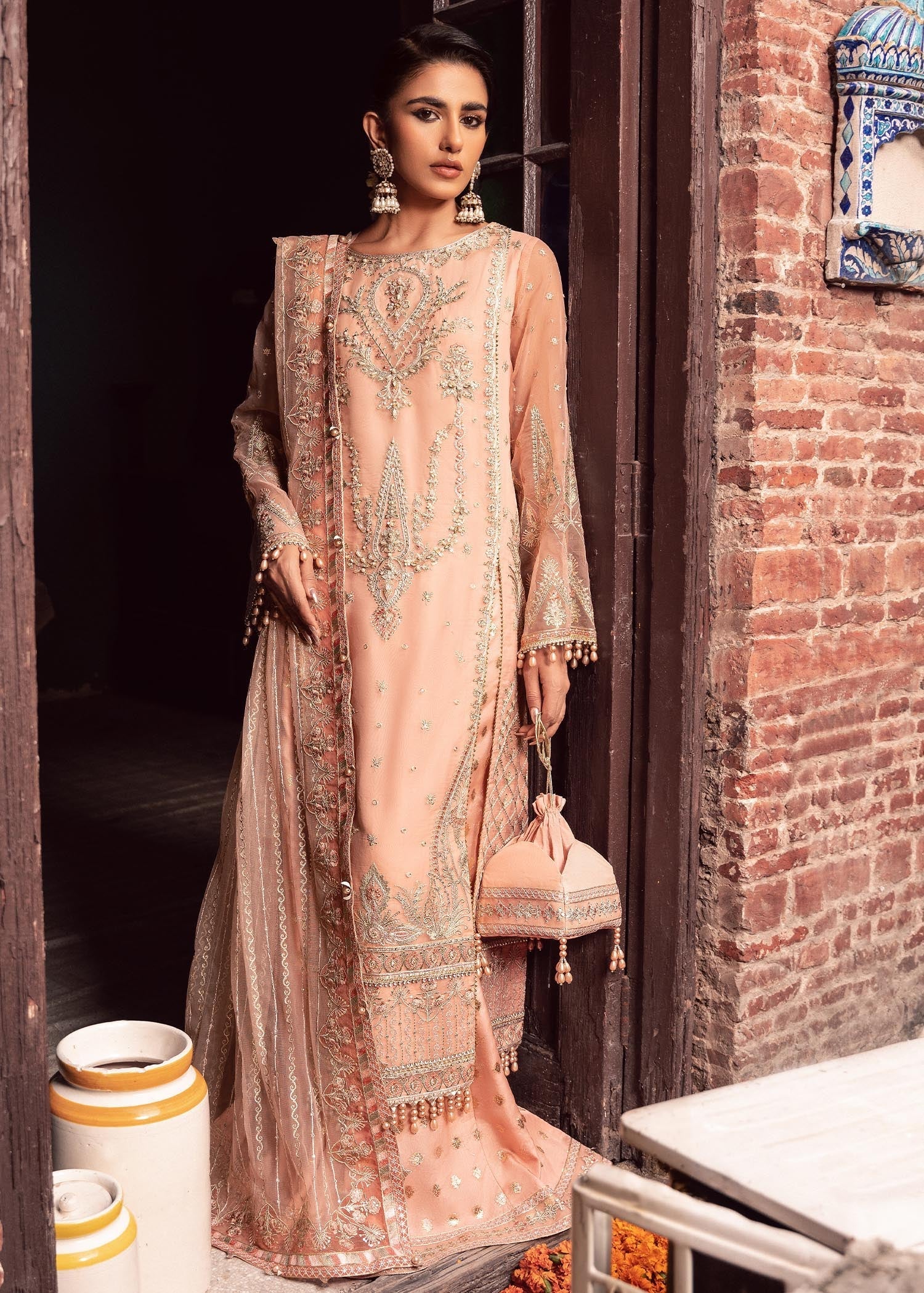 Rang-e-Haya Sajni-Peach