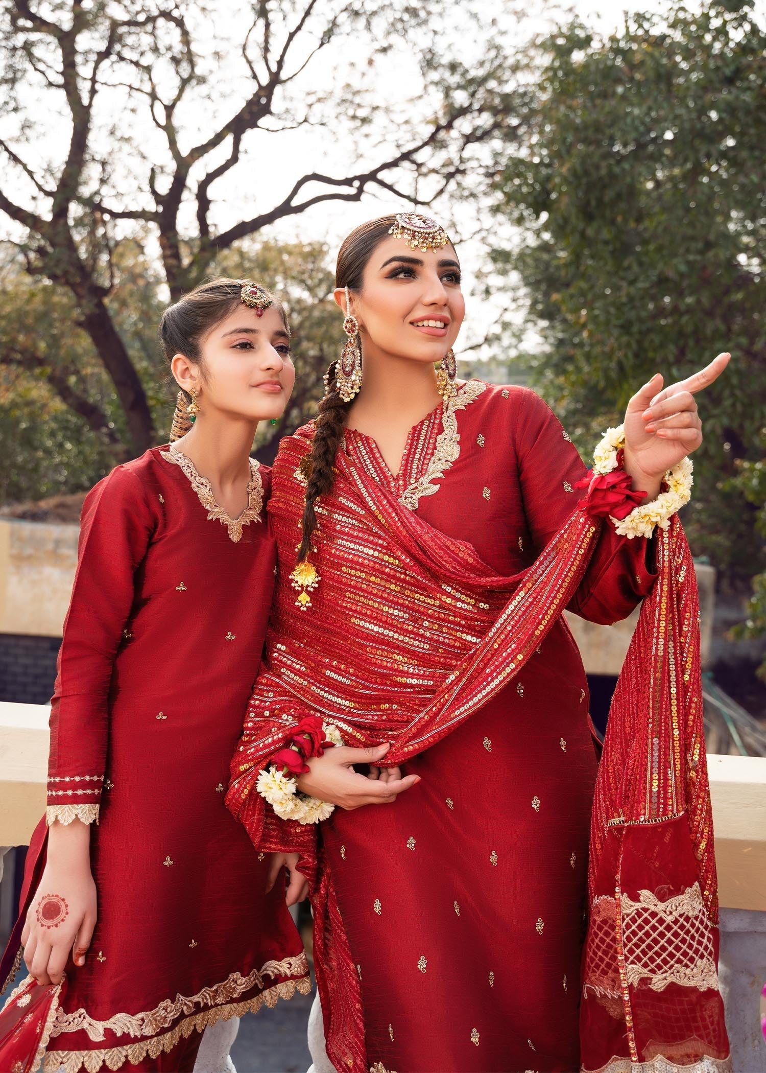 Rang-e-Haya Sandali Red kids
