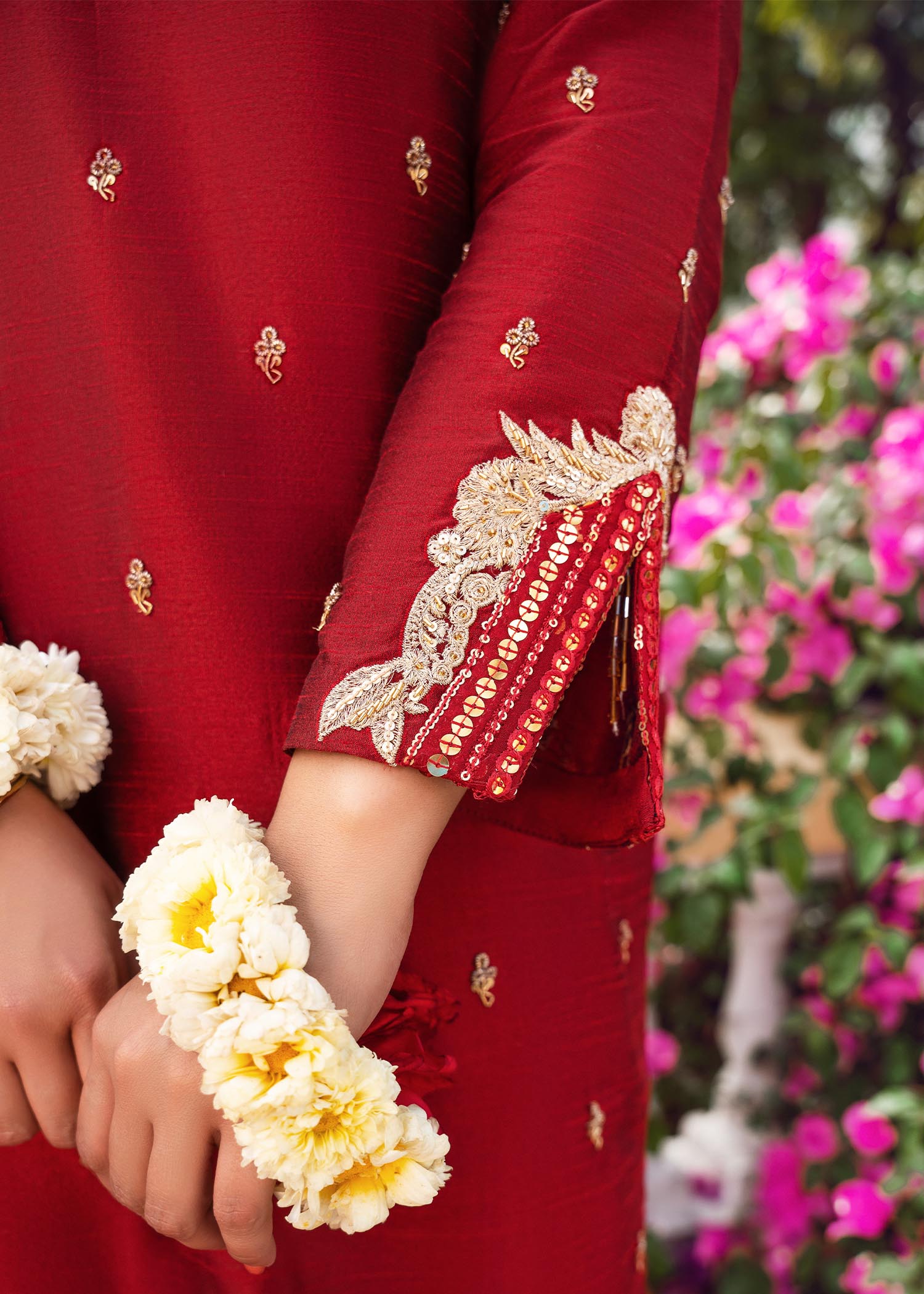 Rang-e-Haya Sandali Red