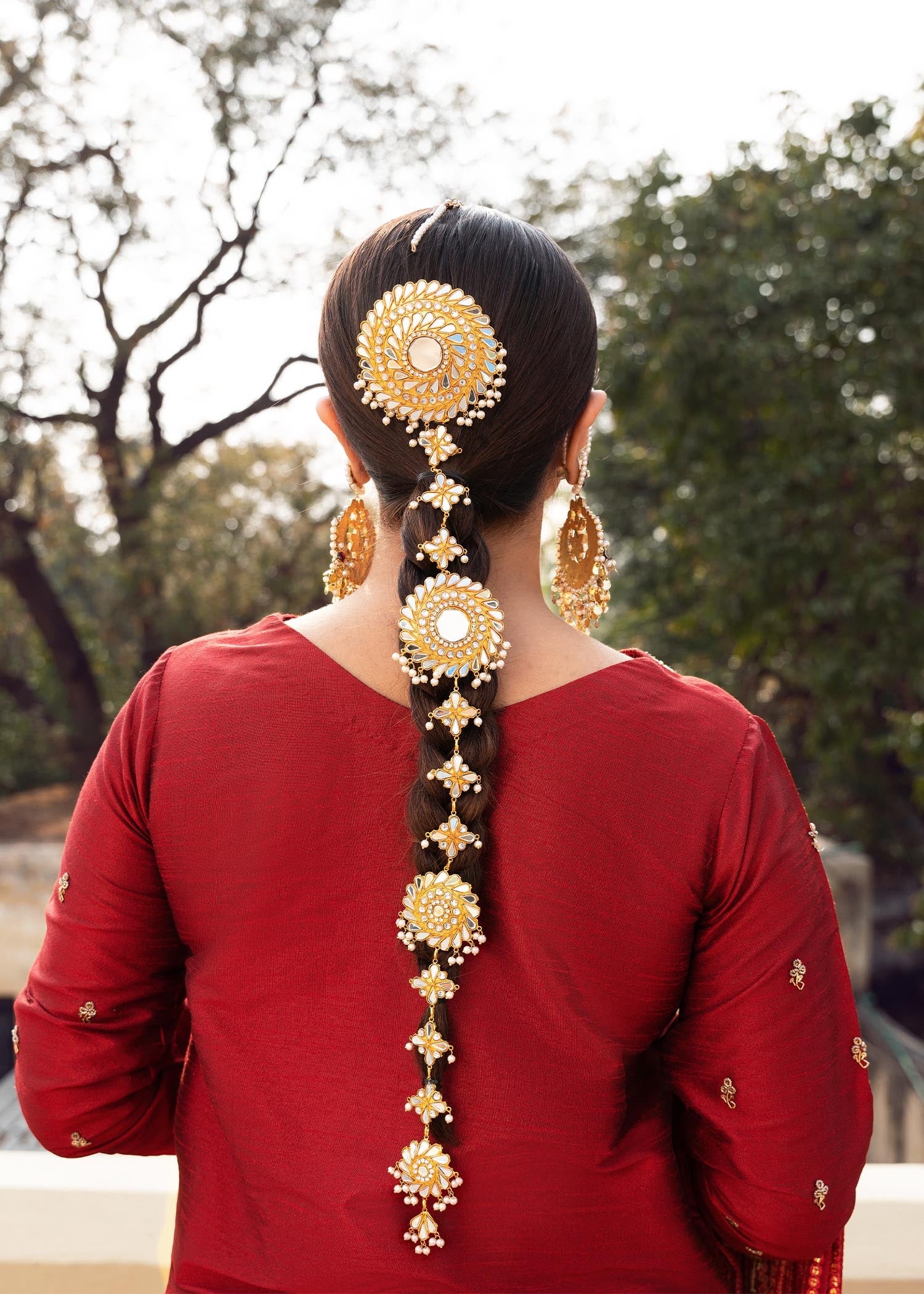 Rang-e-Haya Sandali Red