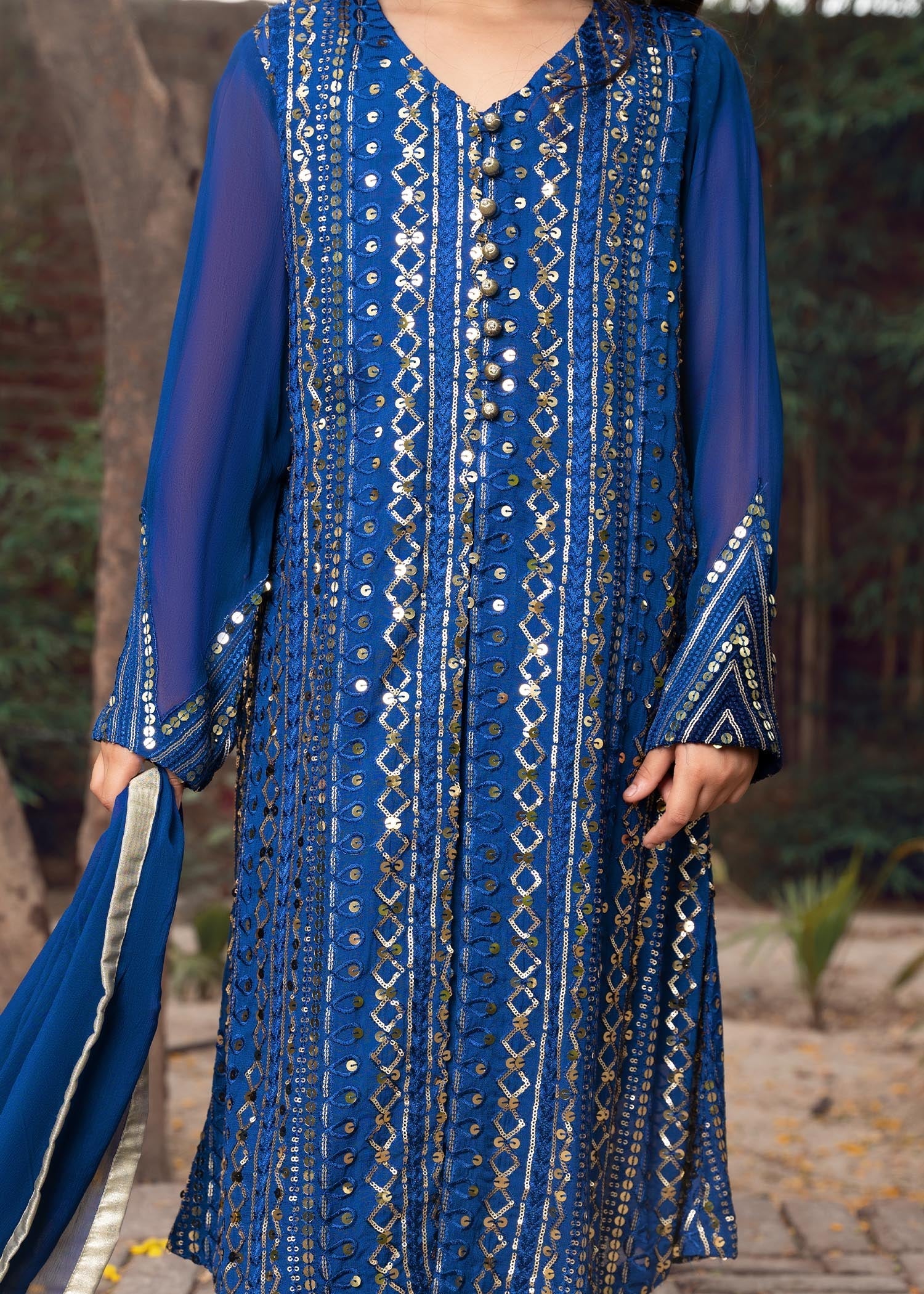 Rang-e-Haya Ufaq Blue-Kids