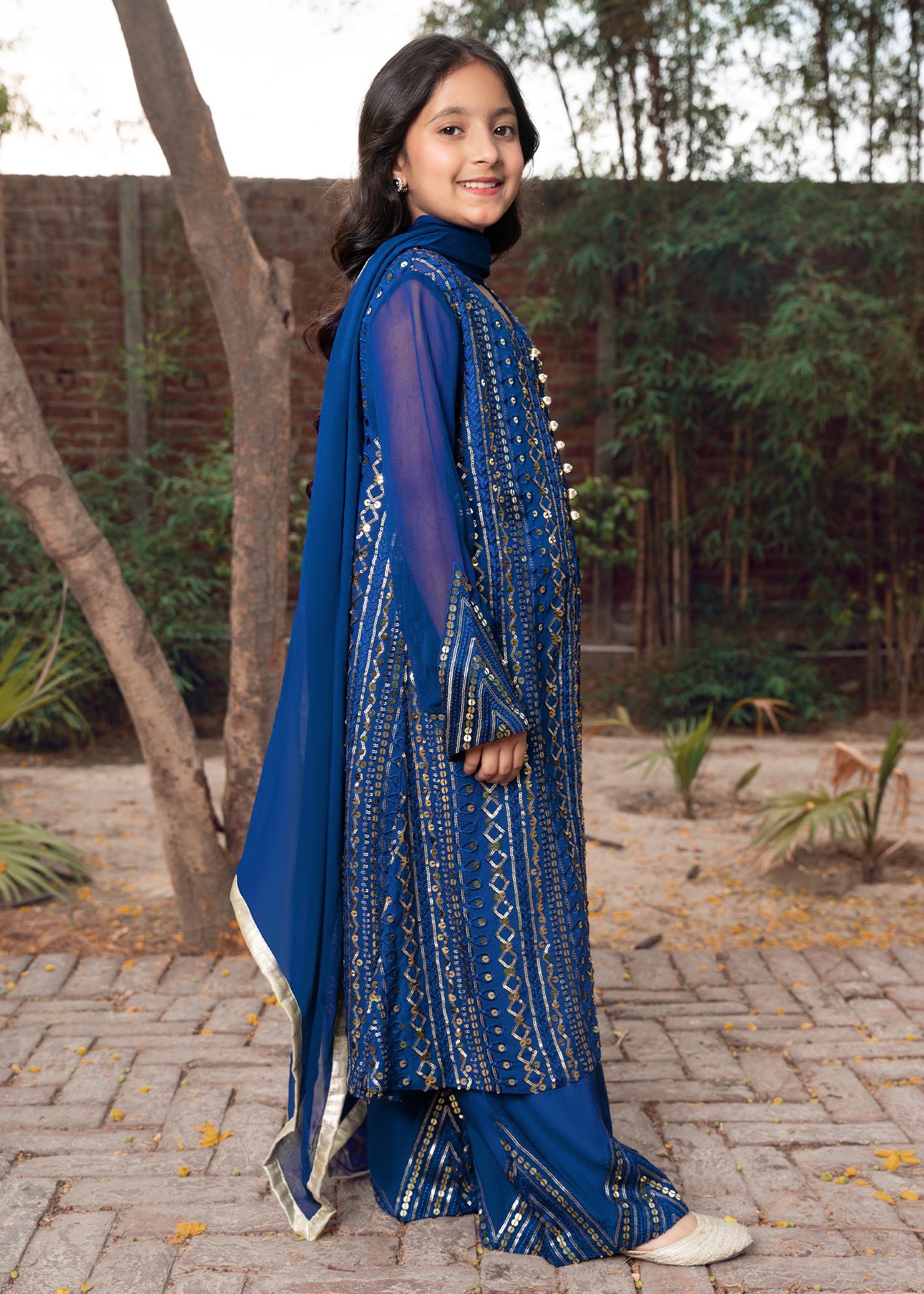 Rang-e-Haya Ufaq Blue-Kids