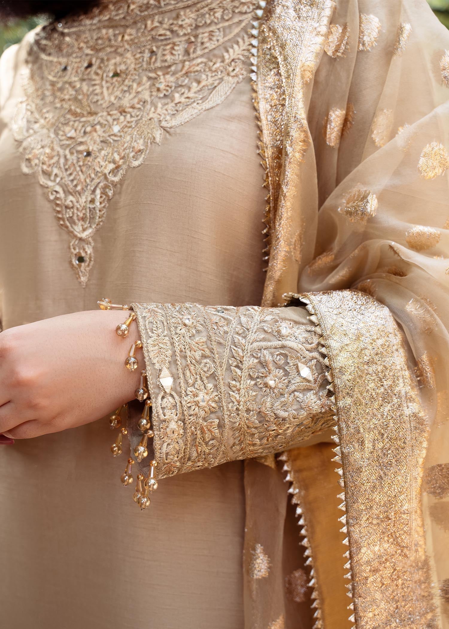 Rang-e-Haya Shireen Gold beige