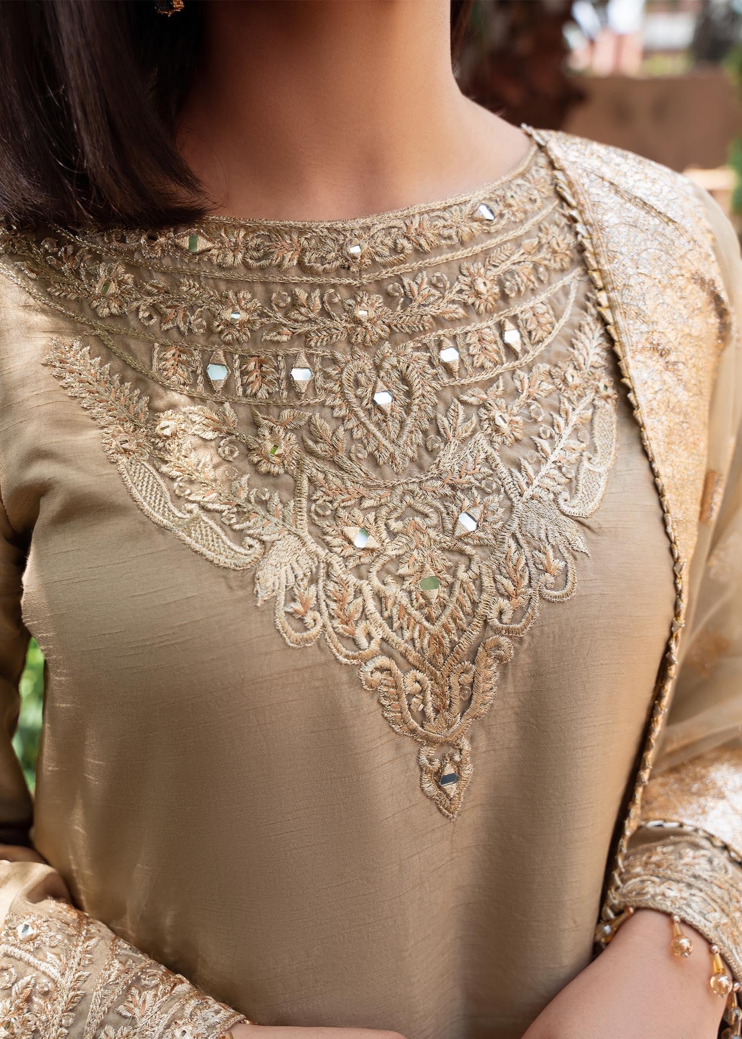 Rang-e-Haya Shireen Gold beige