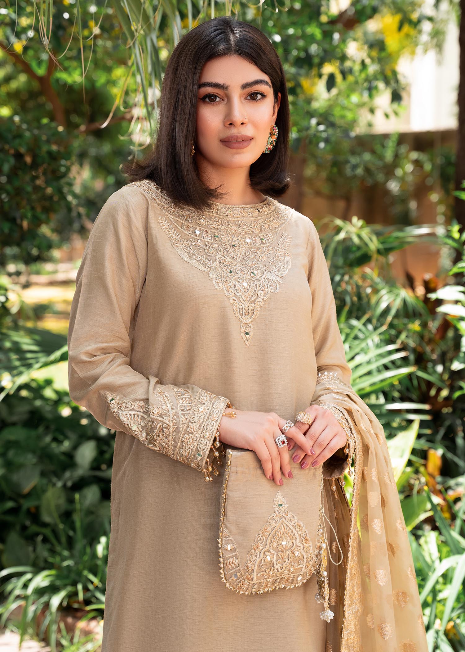 Rang-e-Haya Shireen Gold beige