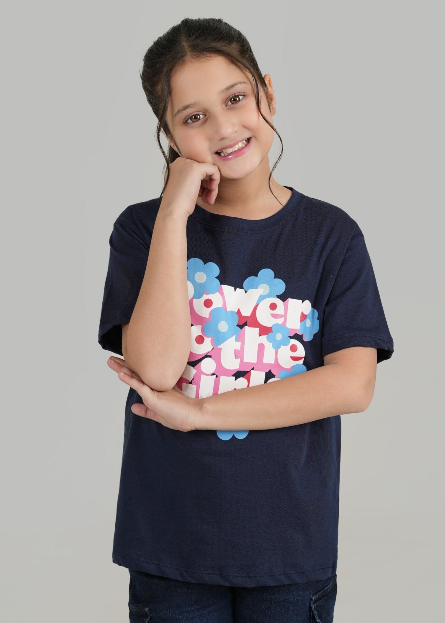 GIRLS-NAVY-BLUE-T-SHIRT