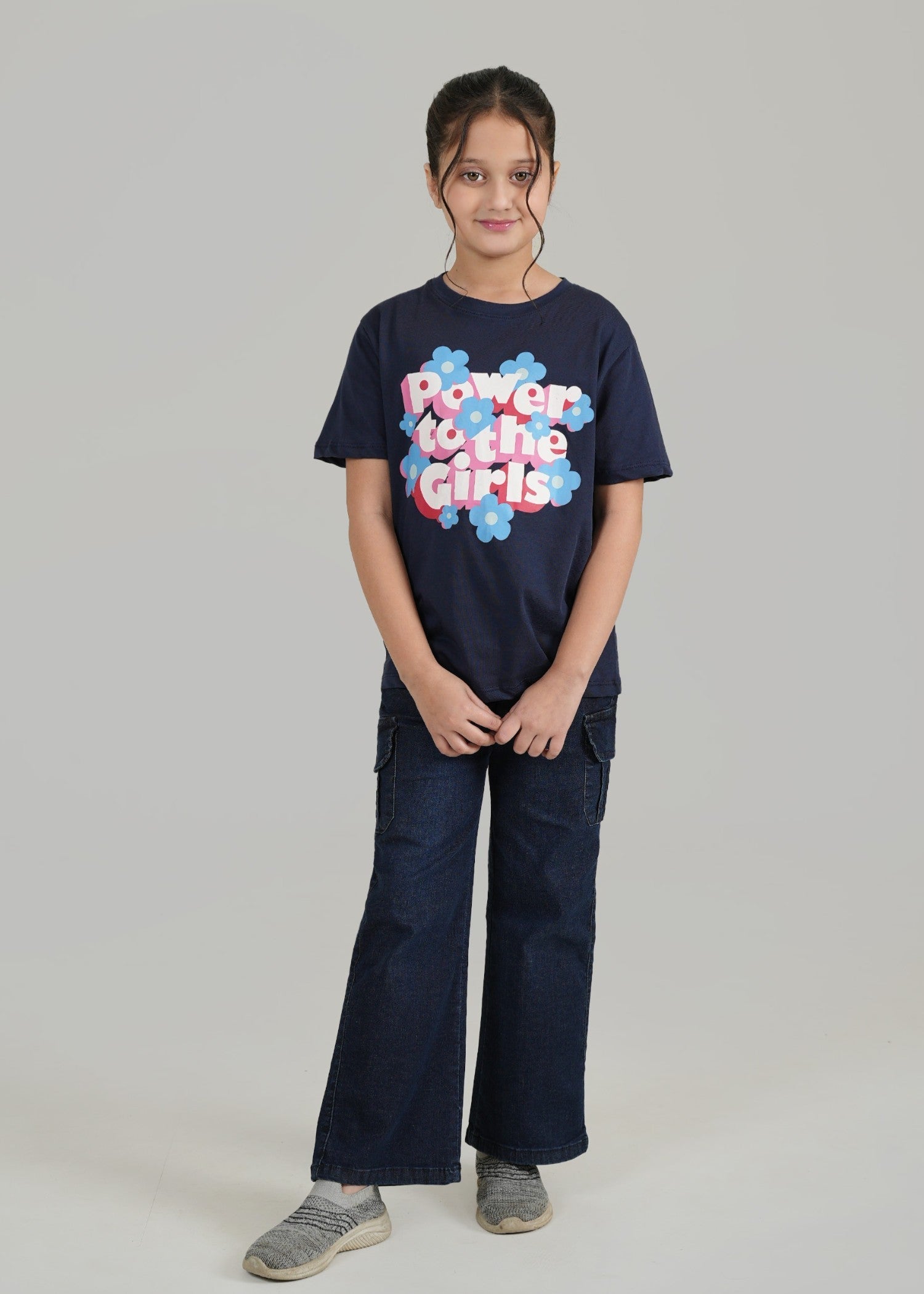 GIRLS-NAVY-BLUE-T-SHIRT