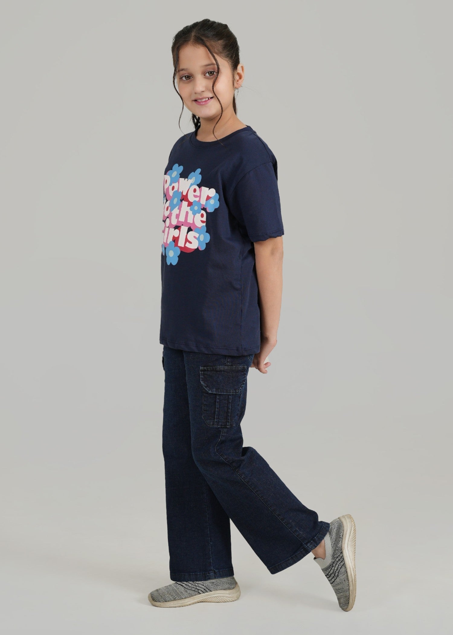 GIRLS-NAVY-BLUE-T-SHIRT