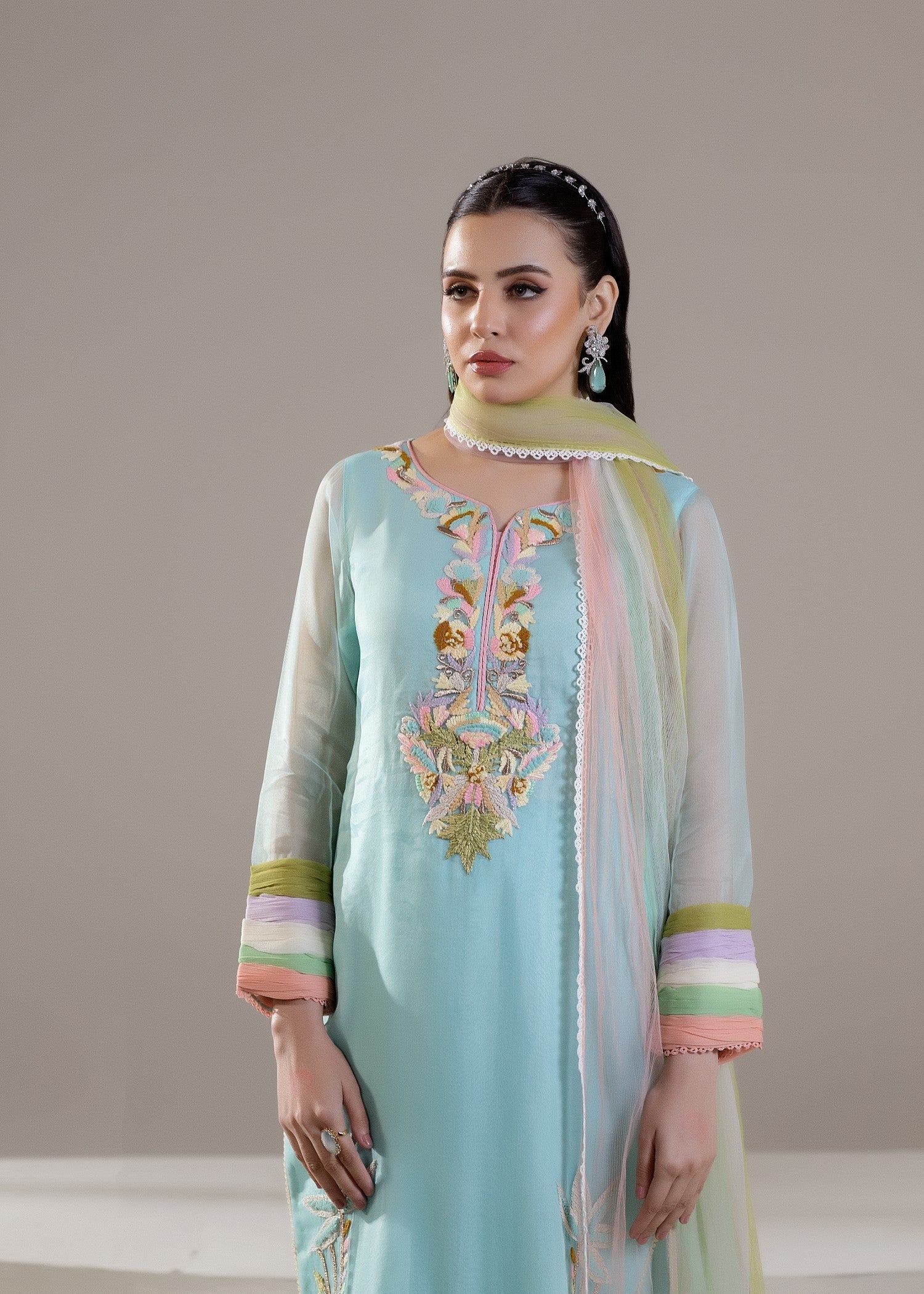 KB By Zufiqar Malik M-108 Cyan