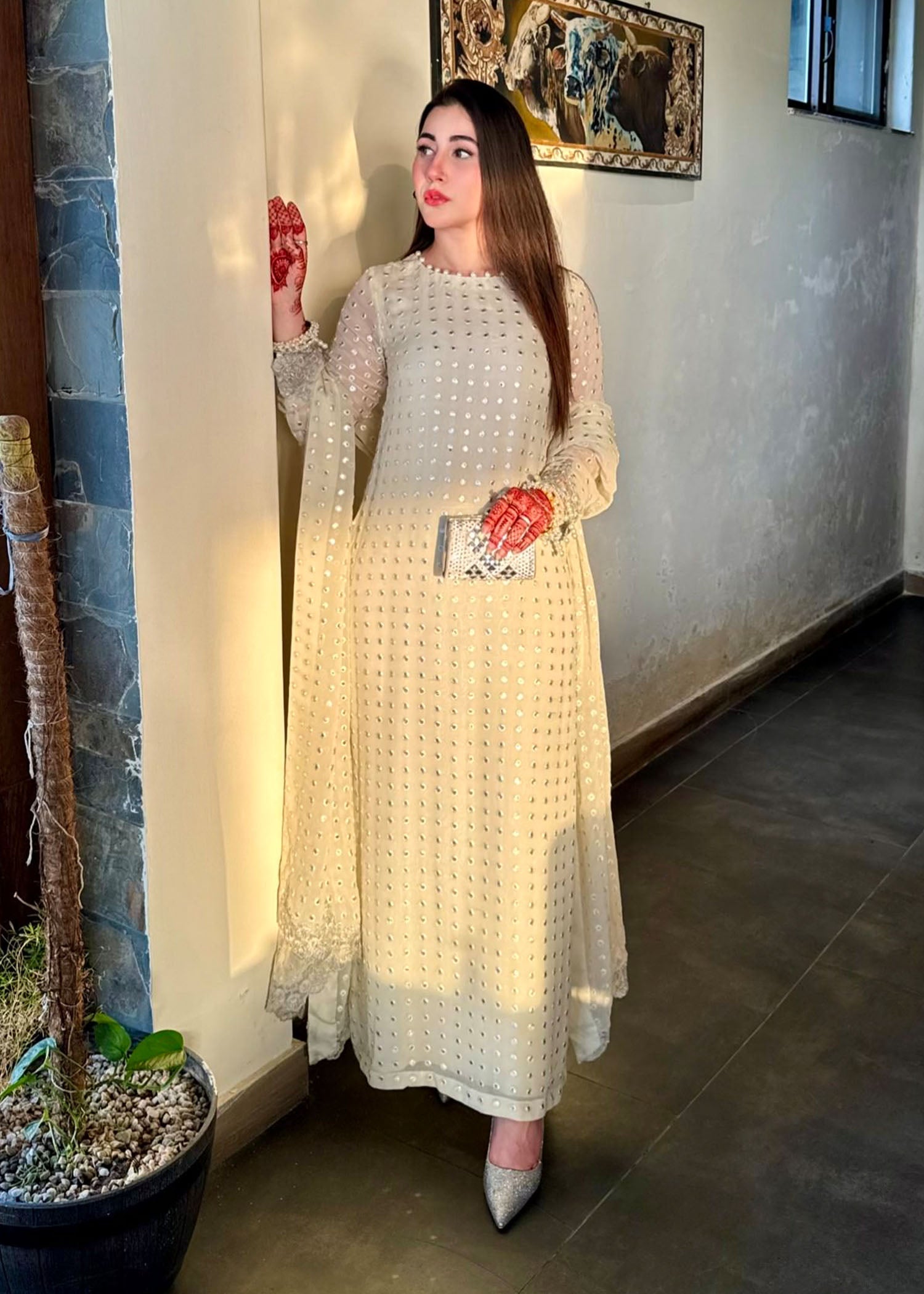 Rang-e-Haya Salina (Cream)