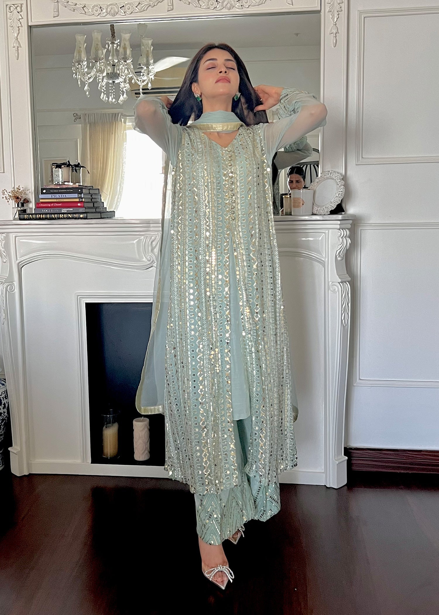 Rang-e-Haya Ufaq/Ice Blue