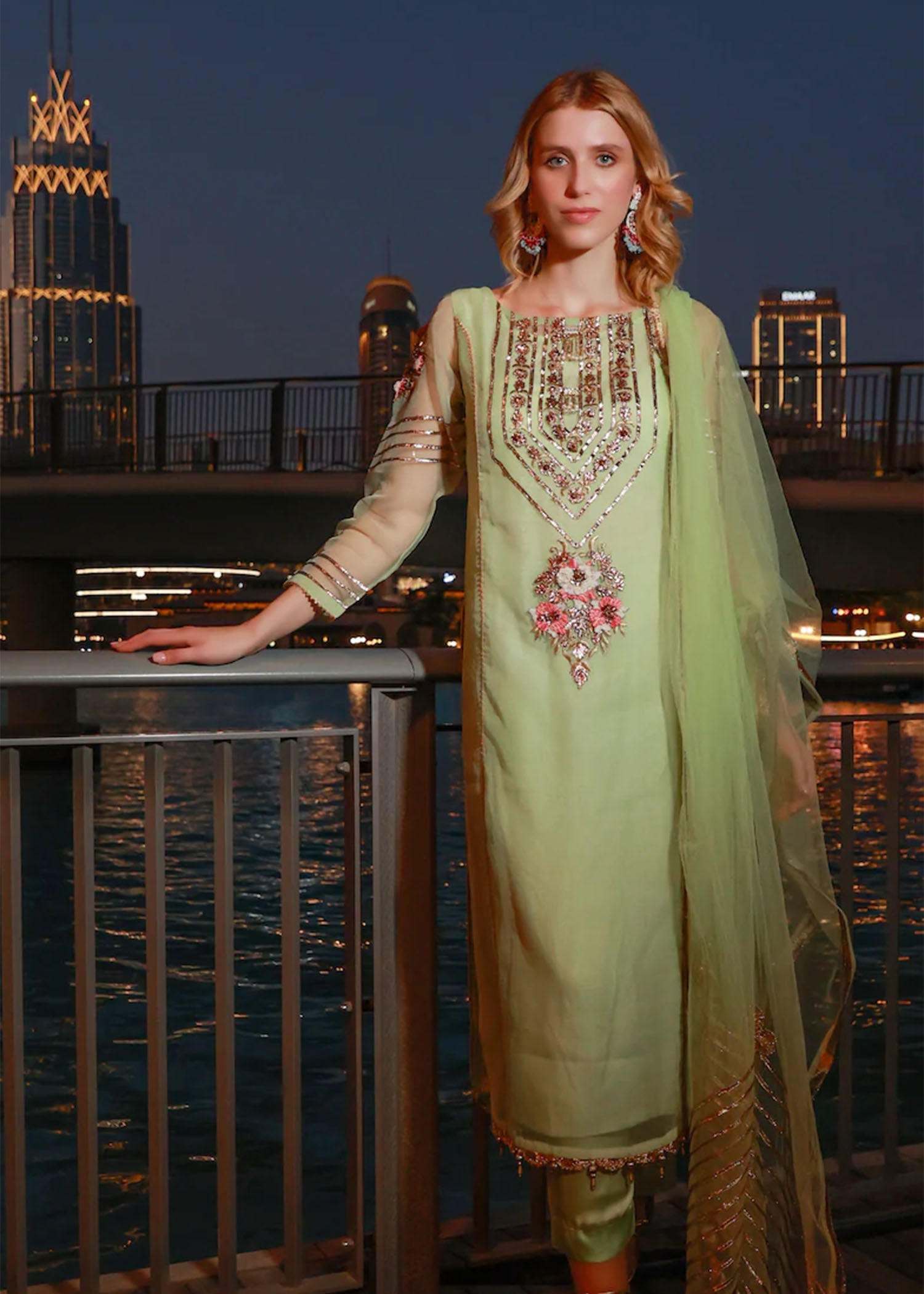 KB By Zufiqar Malik M-101 Sea Green