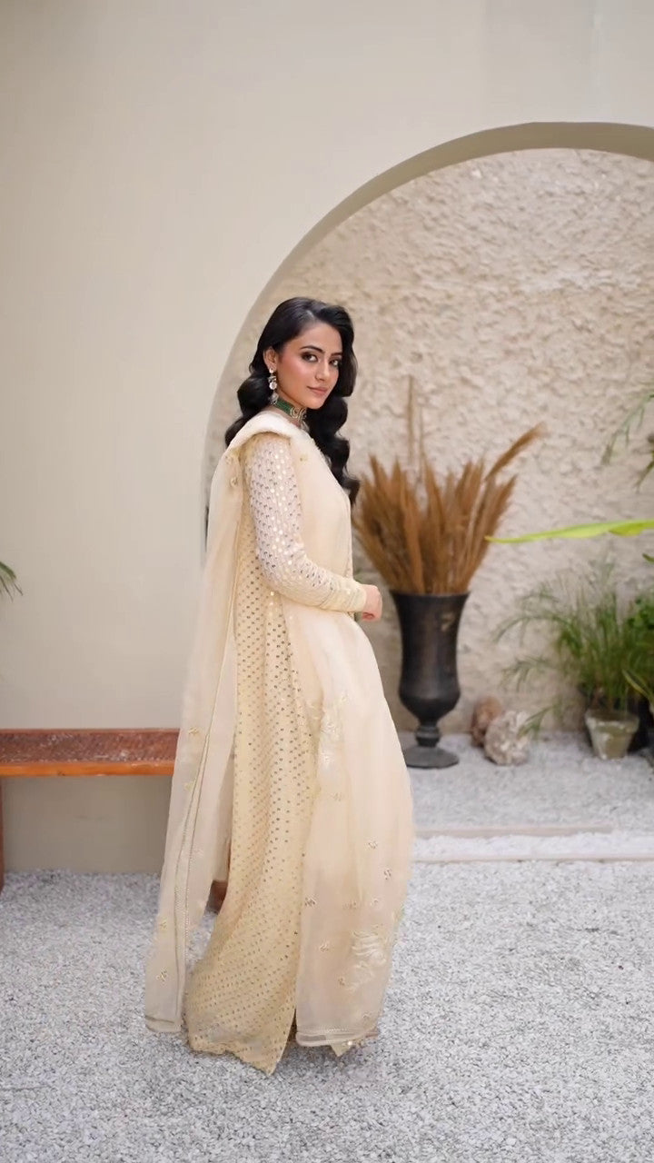 Rang-e-Haya Salina (Cream)