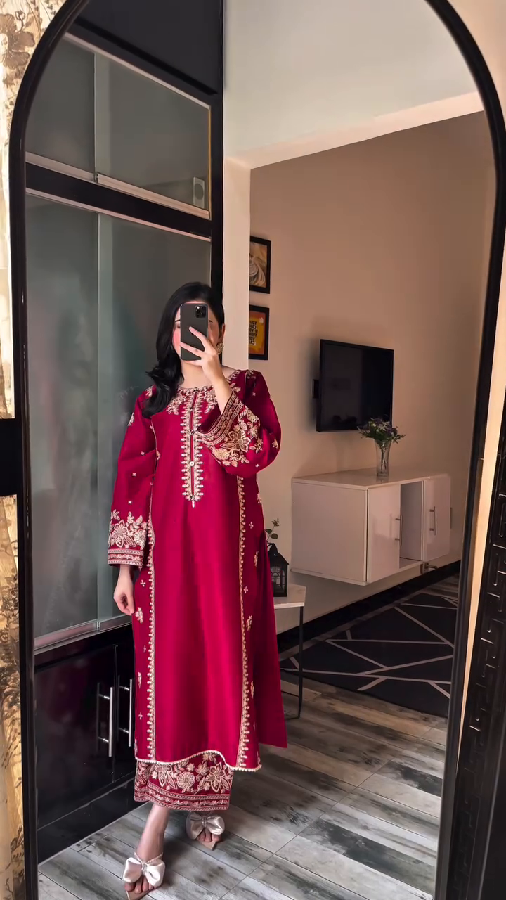 Tehzeeb Libas SAJNI EMBROIDERED 2PC