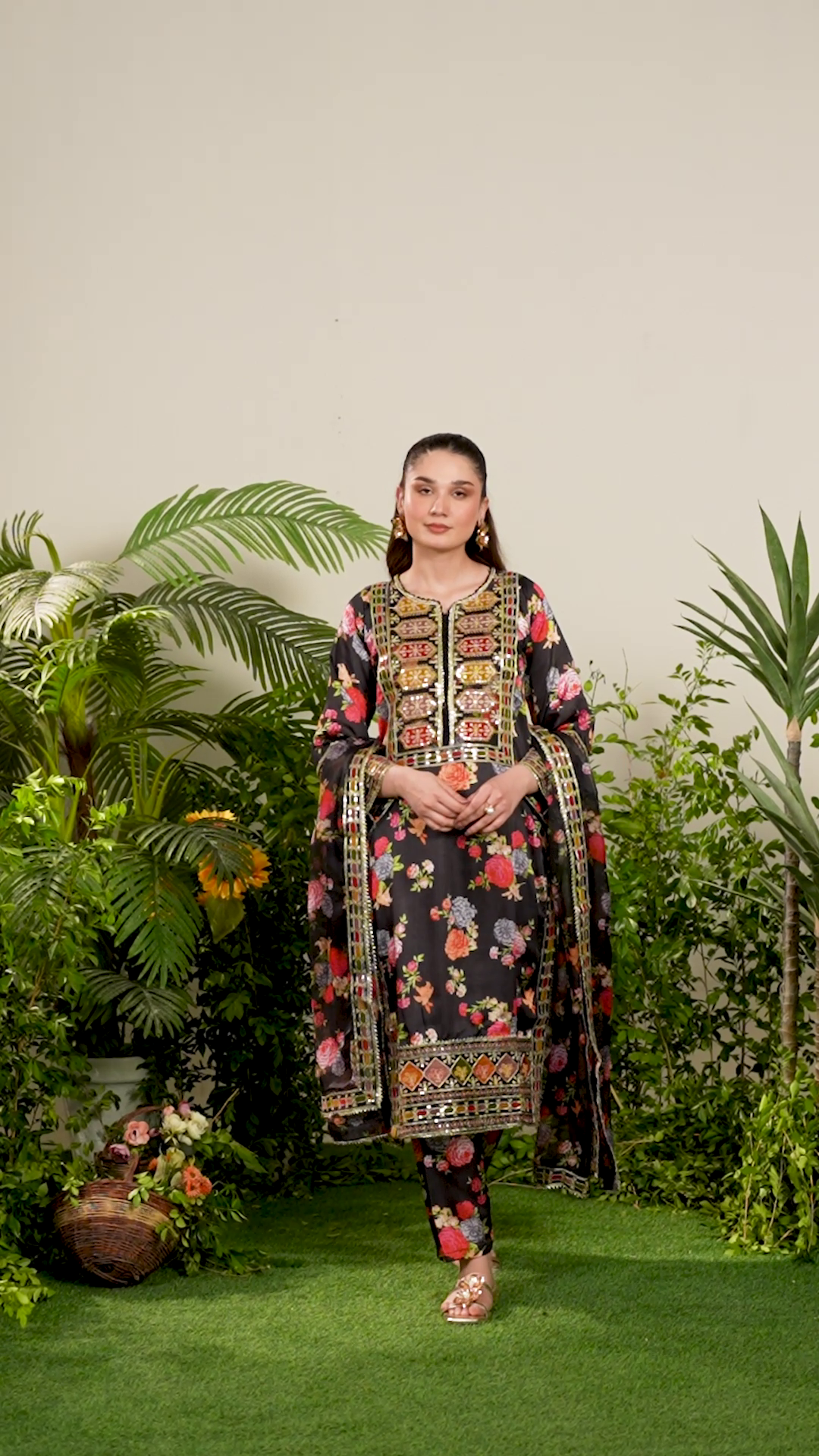 Tehzeeb Libas CHANDNI EMBROIDERED 3PC