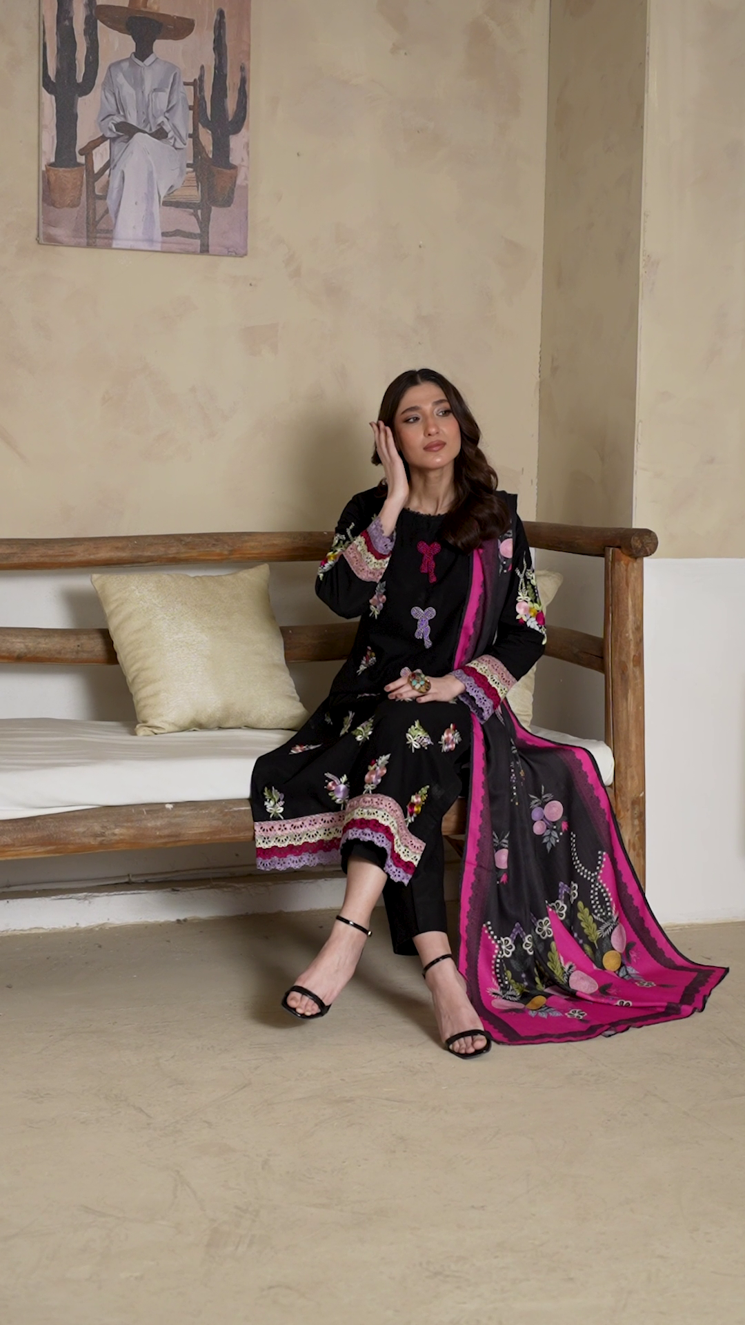 Sahibas By Mirza Faiqa - Black